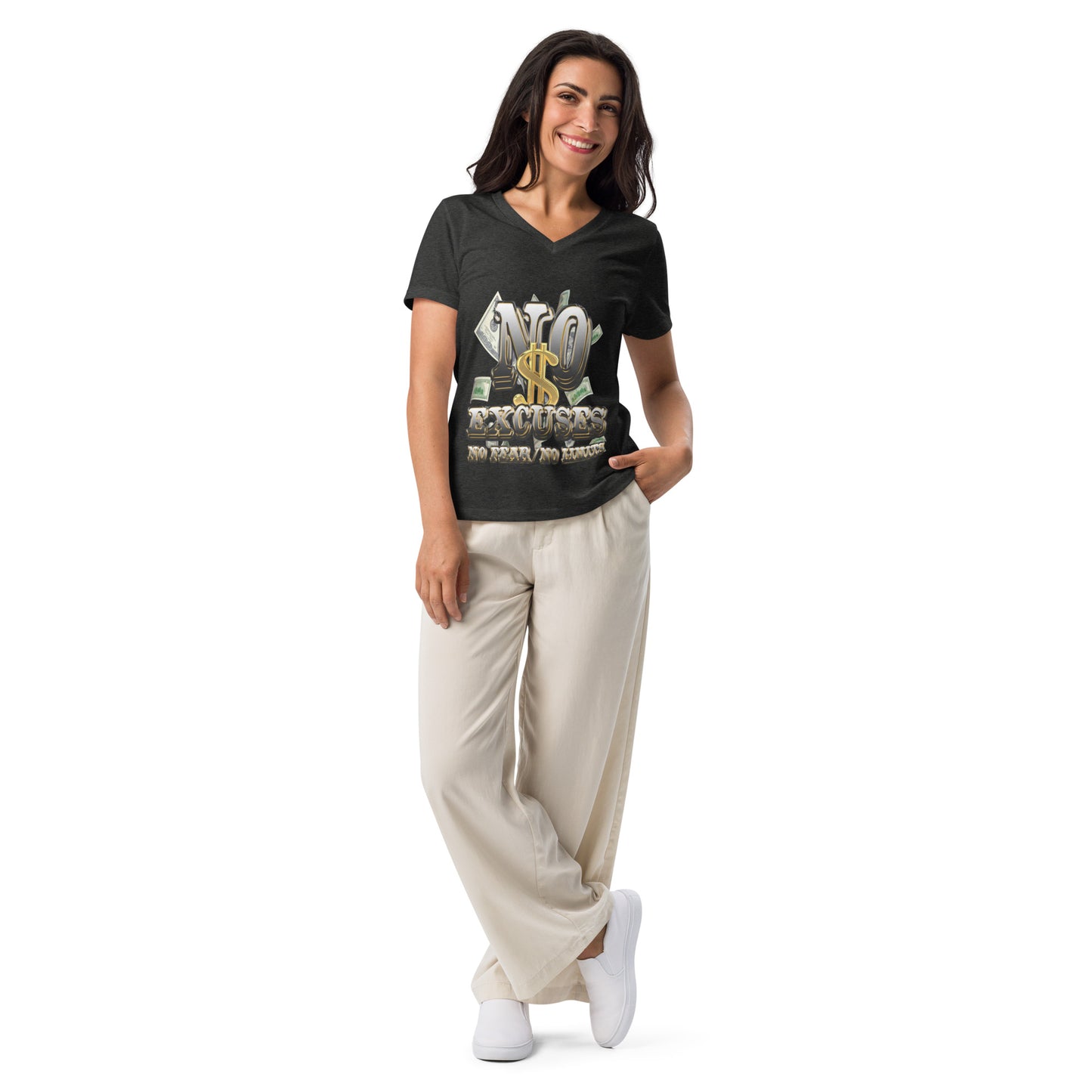 Women’s relaxed v-neck t-shirt