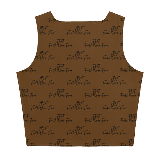 Faith Over Fear Women’s Crop Top