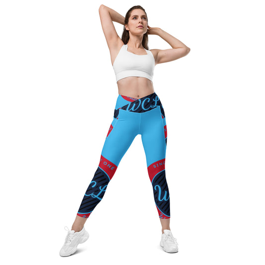 WCL Crossover leggings with pockets