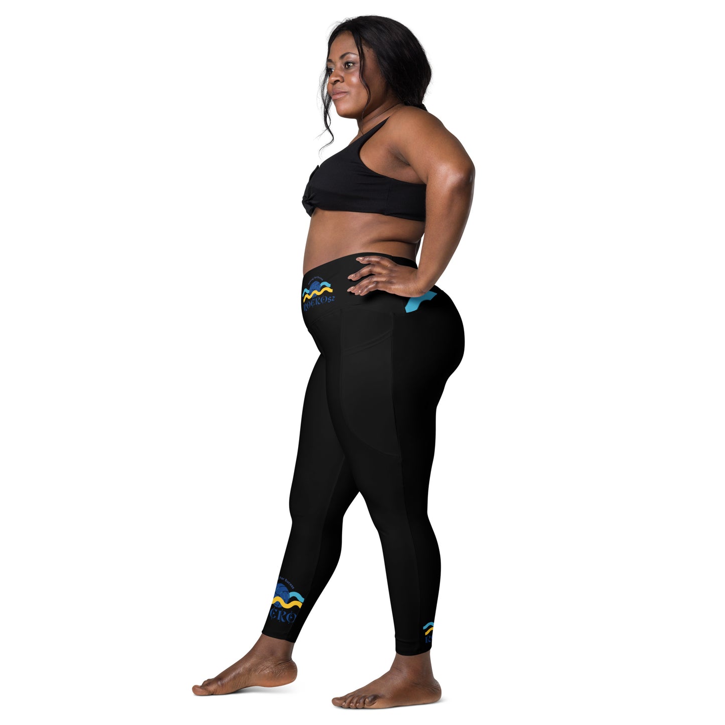 Rocko52 Crossover leggings with pockets