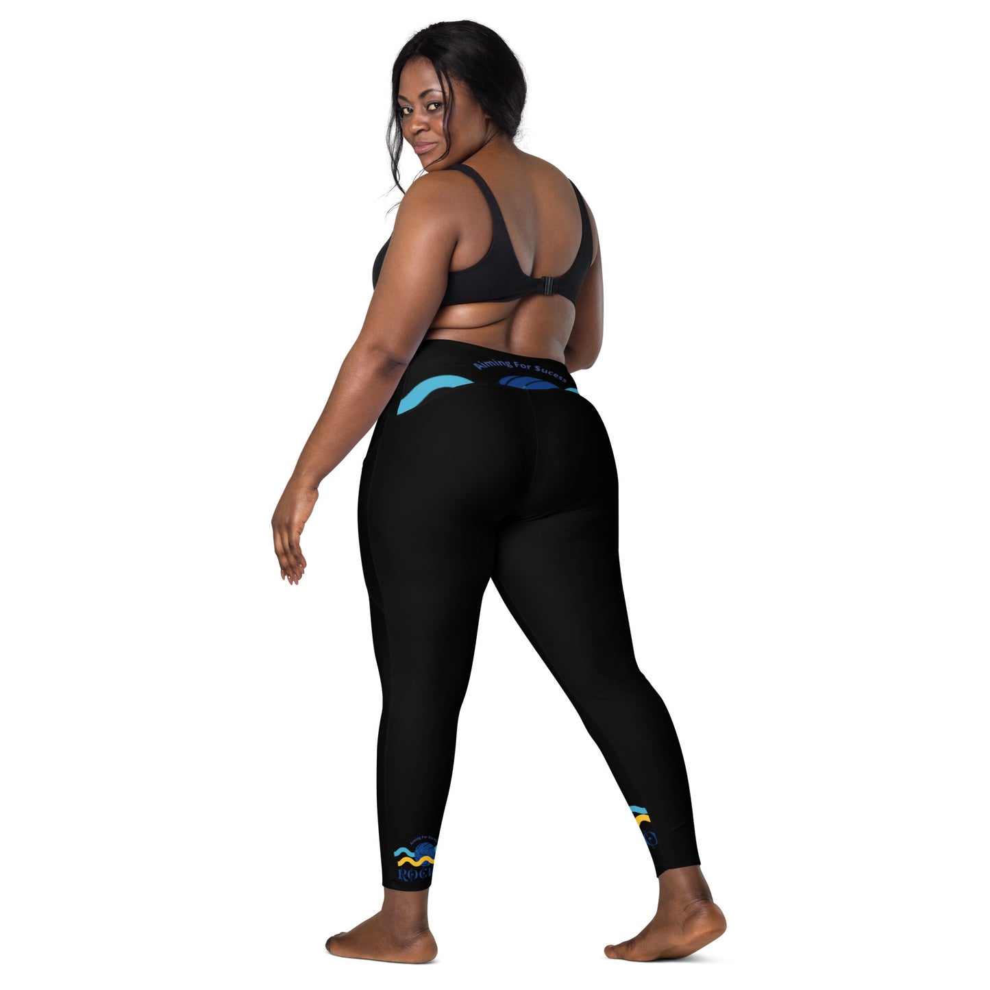 Rocko52 Crossover leggings with pockets