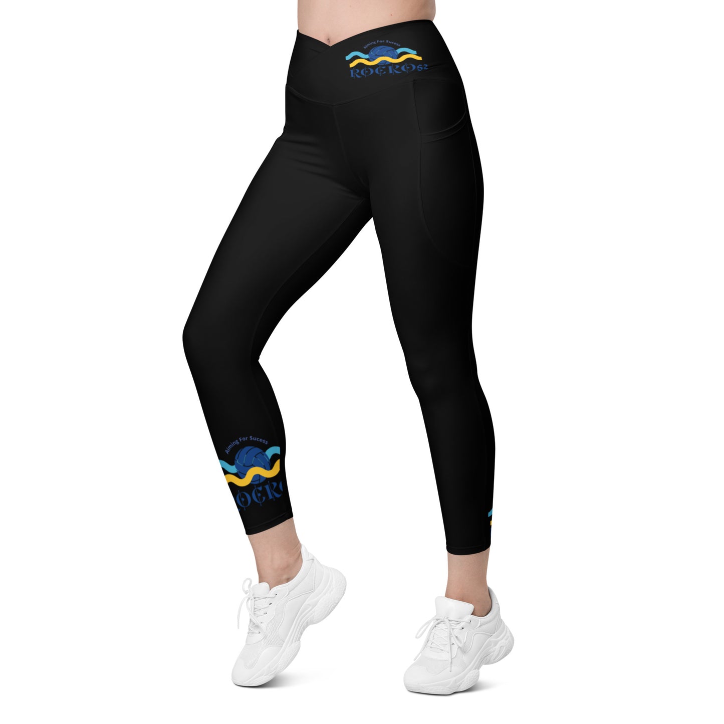 Rocko52 Crossover leggings with pockets