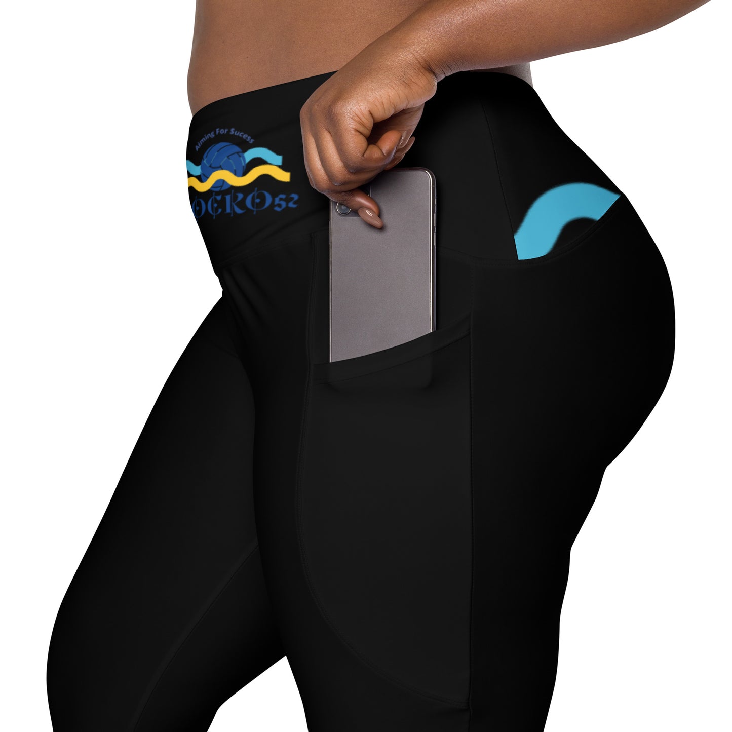 Rocko52 Crossover leggings with pockets