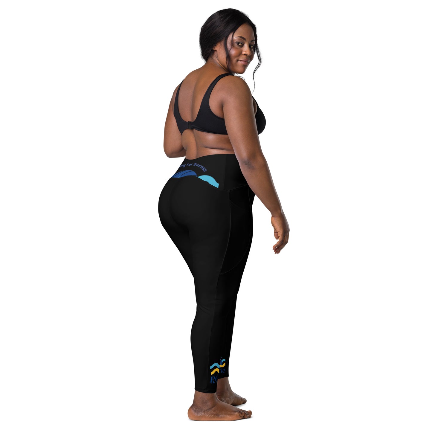 Rocko52 Crossover leggings with pockets