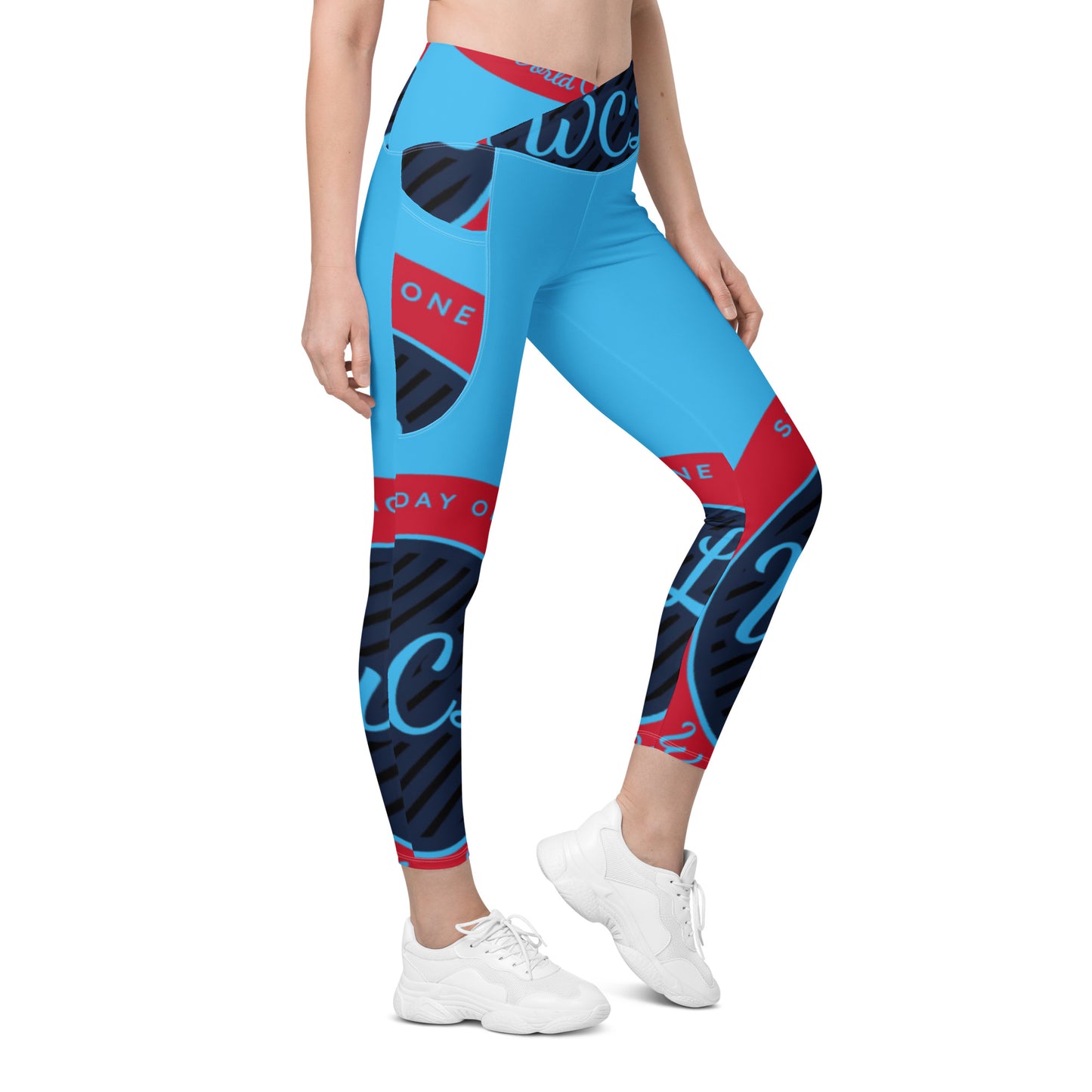 WCL Crossover leggings with pockets