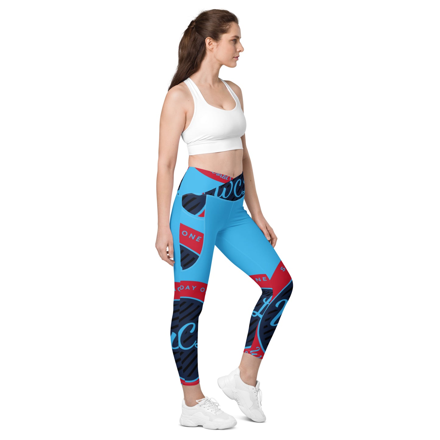 WCL Crossover leggings with pockets