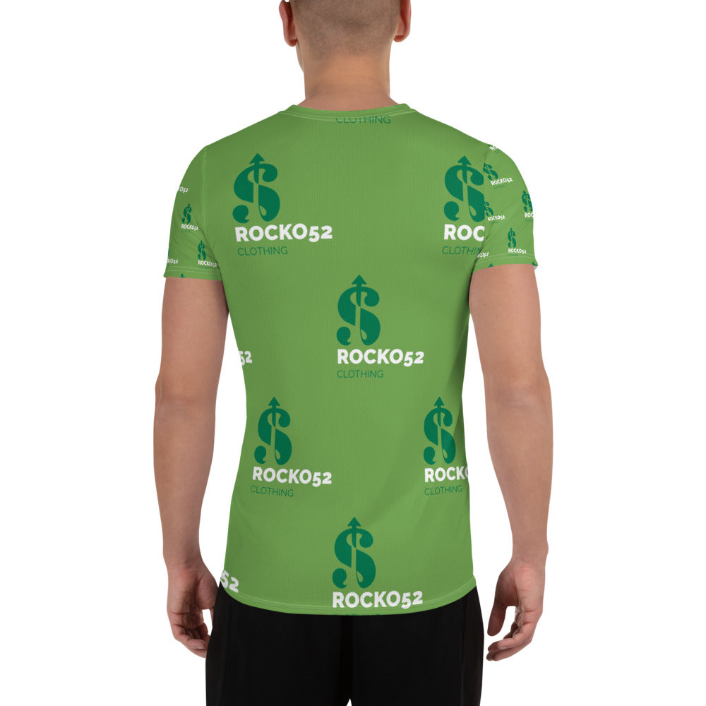 Rocko52 All-Over Print Men's Athletic T-shirt