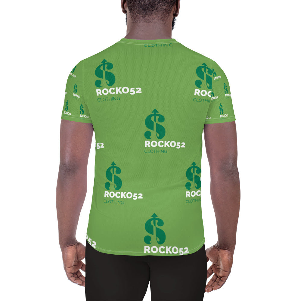 Rocko52 All-Over Print Men's Athletic T-shirt