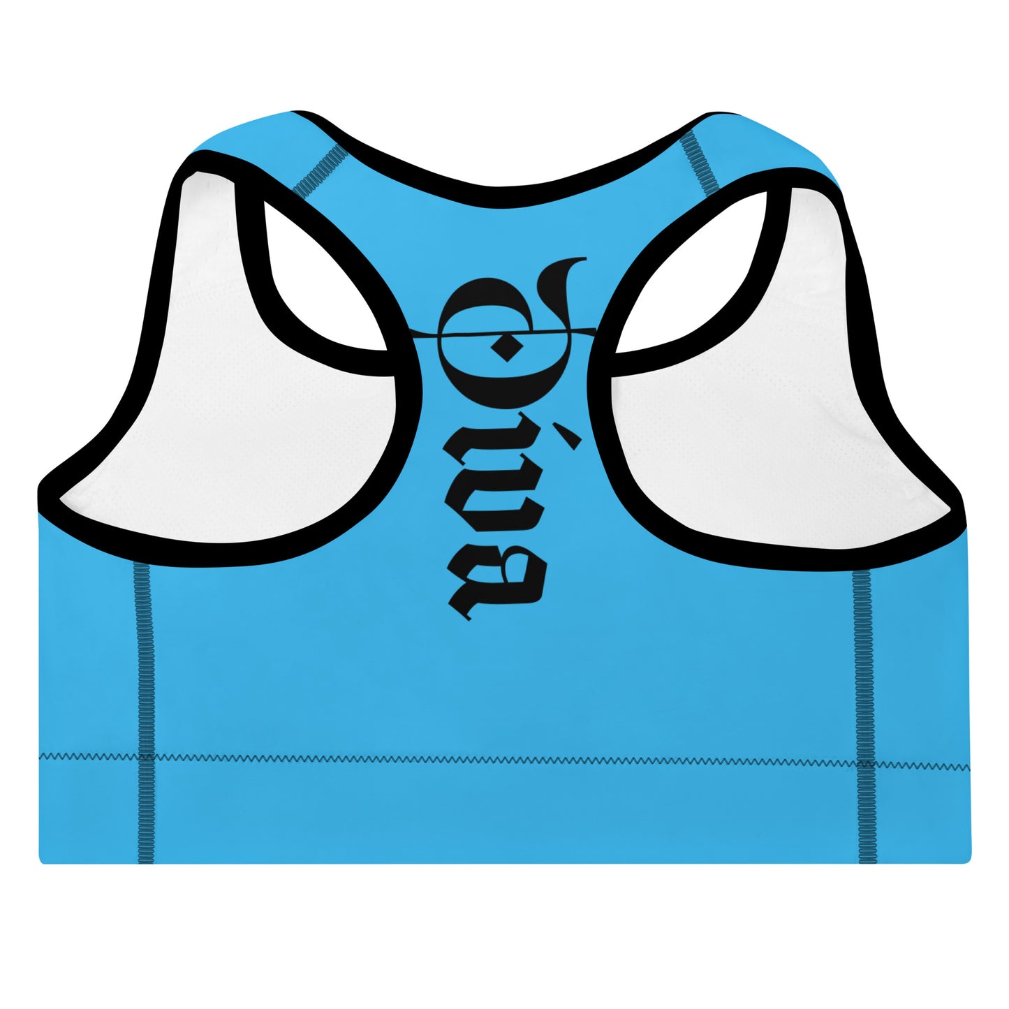 Diva  (Deep Sky Blue Sports Bra)