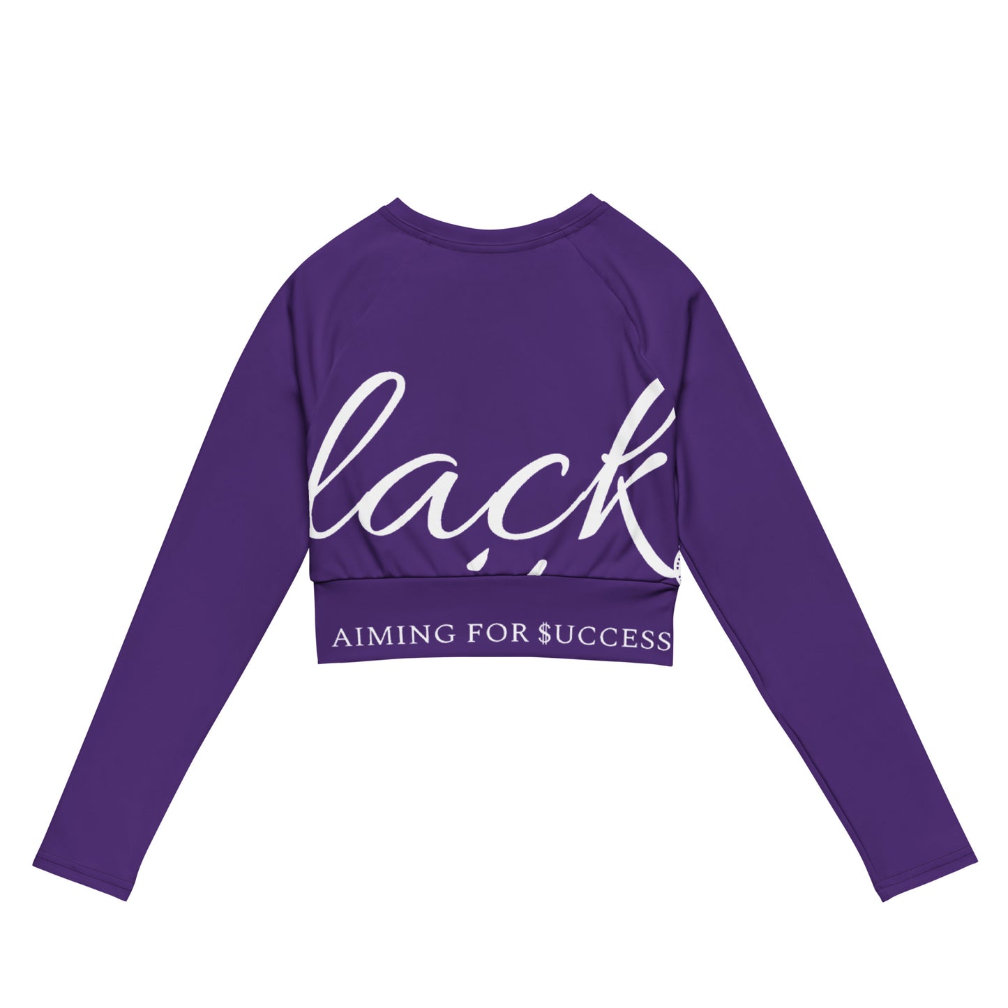 Black Billionaire Women’s long-sleeve crop top