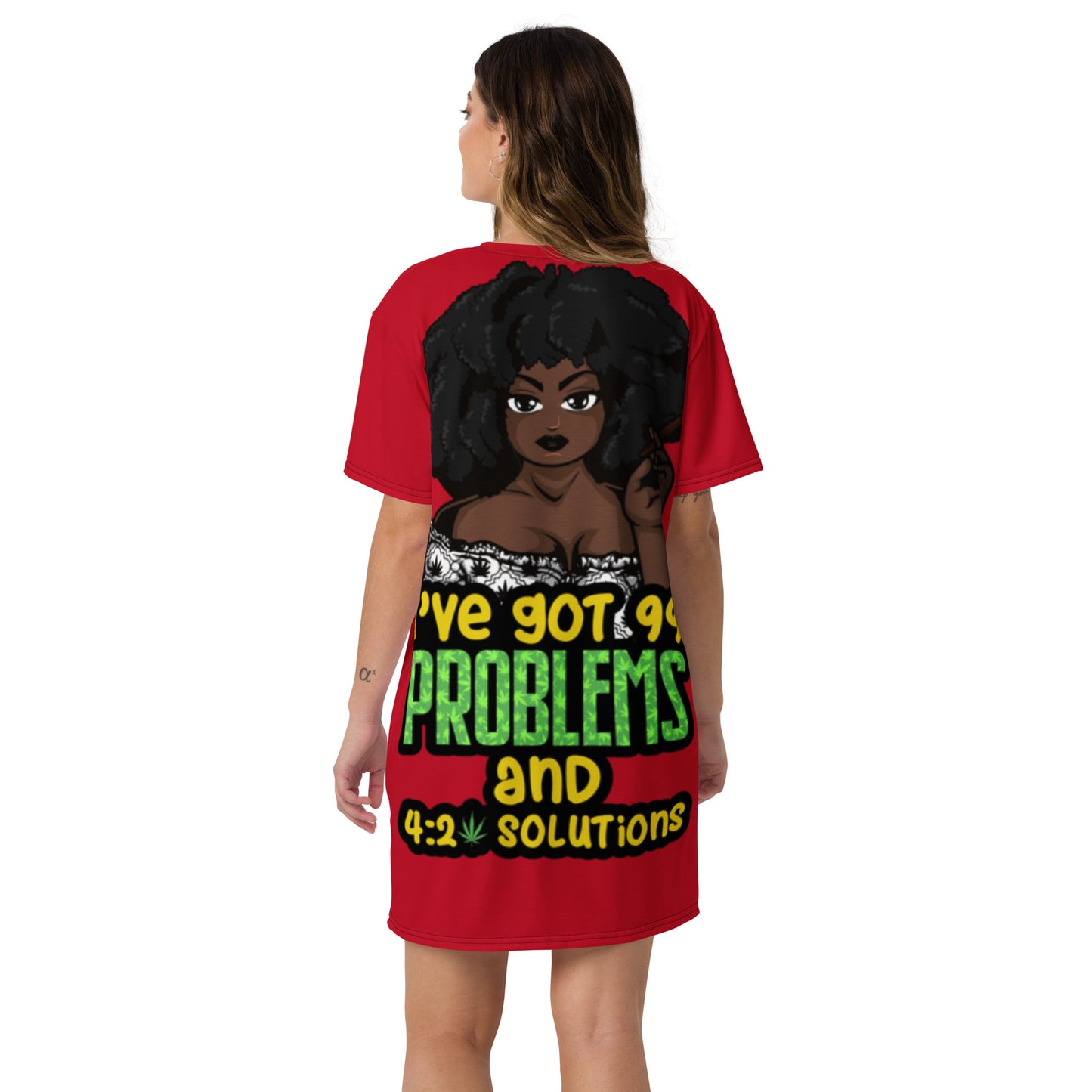 99Problems Women T-shirt dress