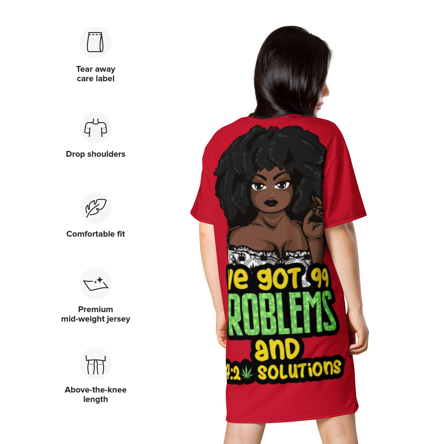 99Problems Women T-shirt dress