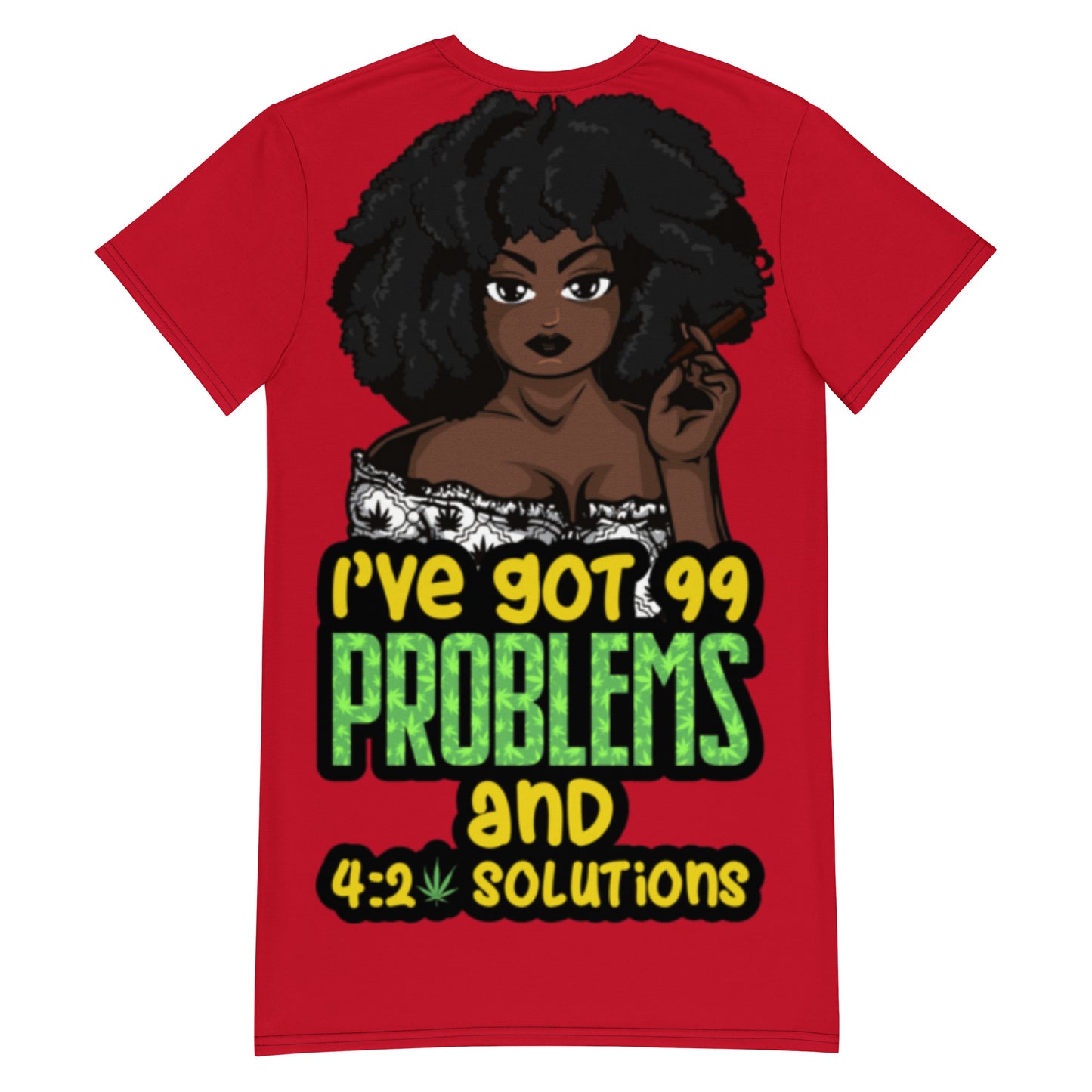 99Problems Women T-shirt dress