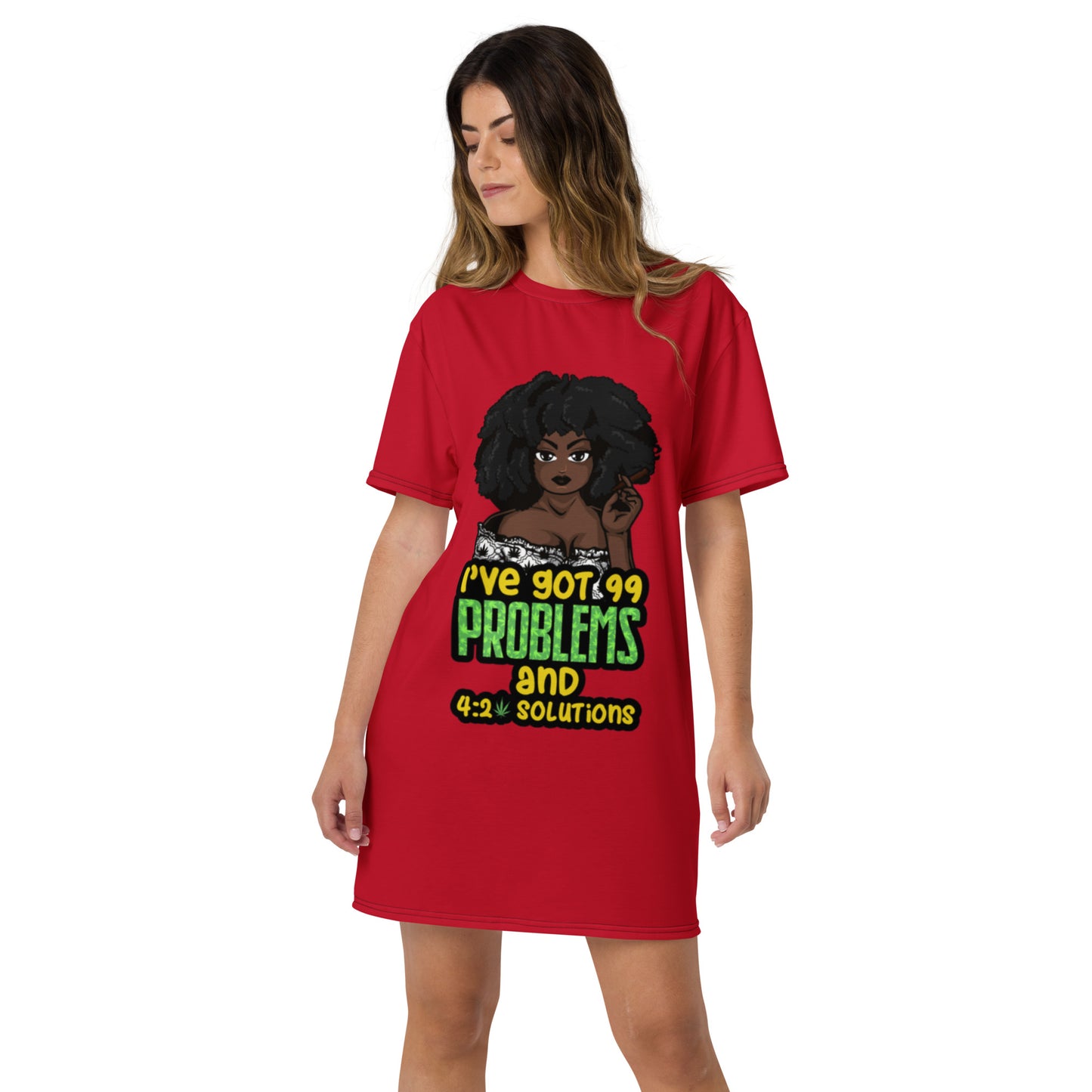 99Problems Women T-shirt dress