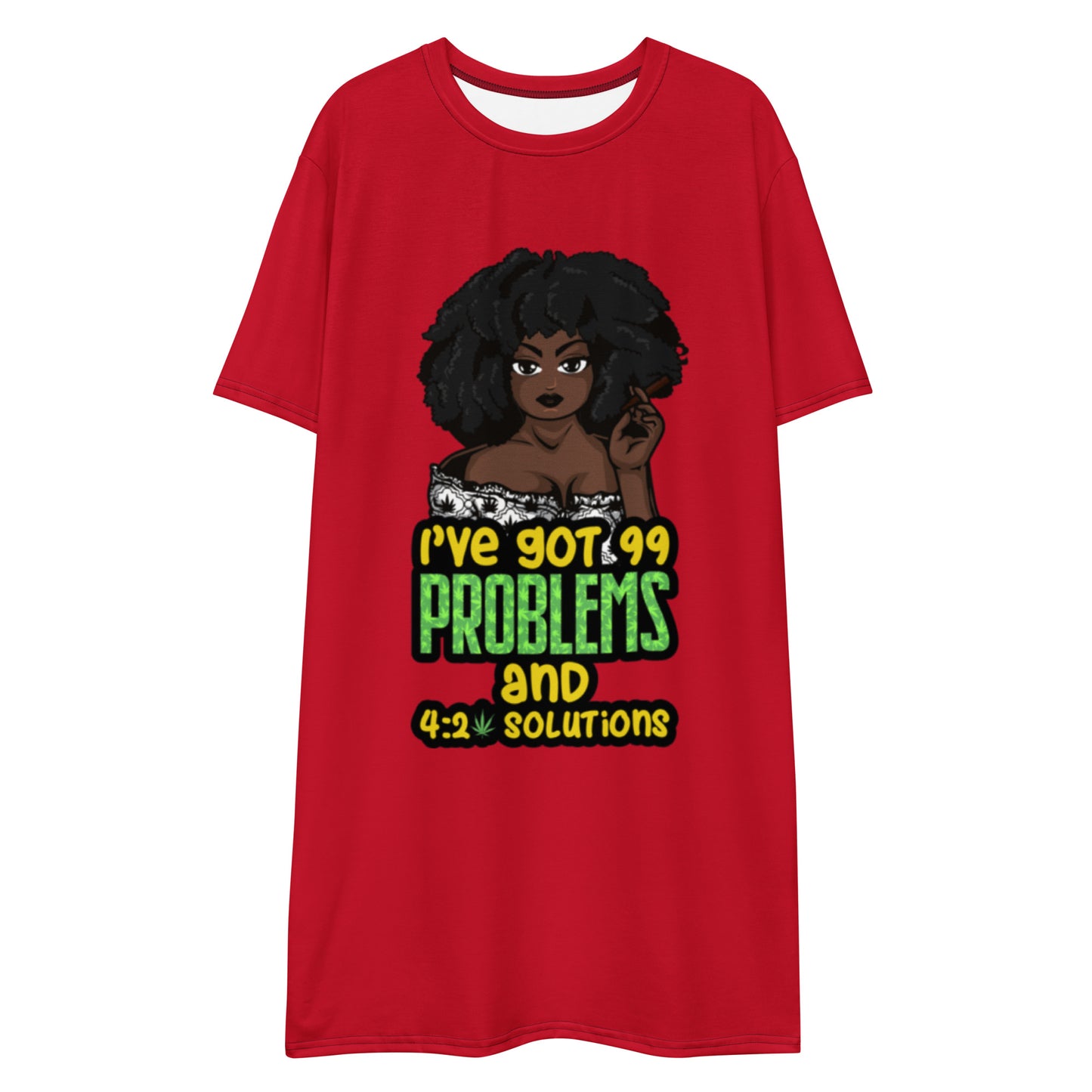 99Problems Women T-shirt dress