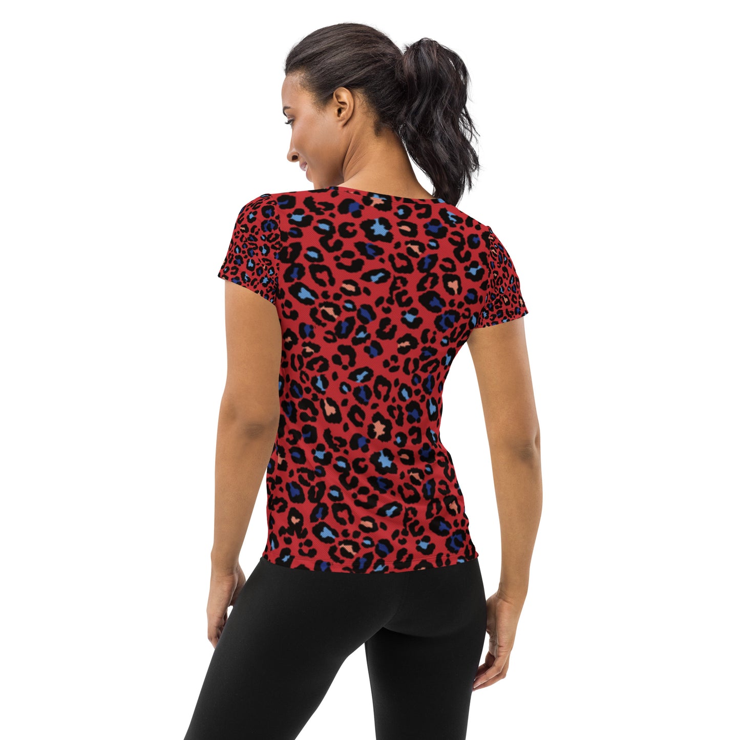 R52(All-Over Print Women's Athletic T-shirt)