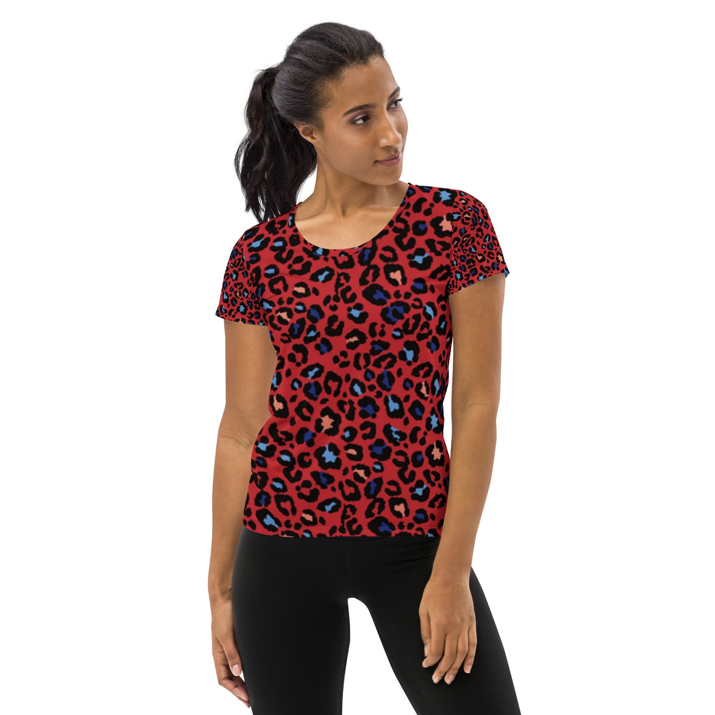 R52(All-Over Print Women's Athletic T-shirt)