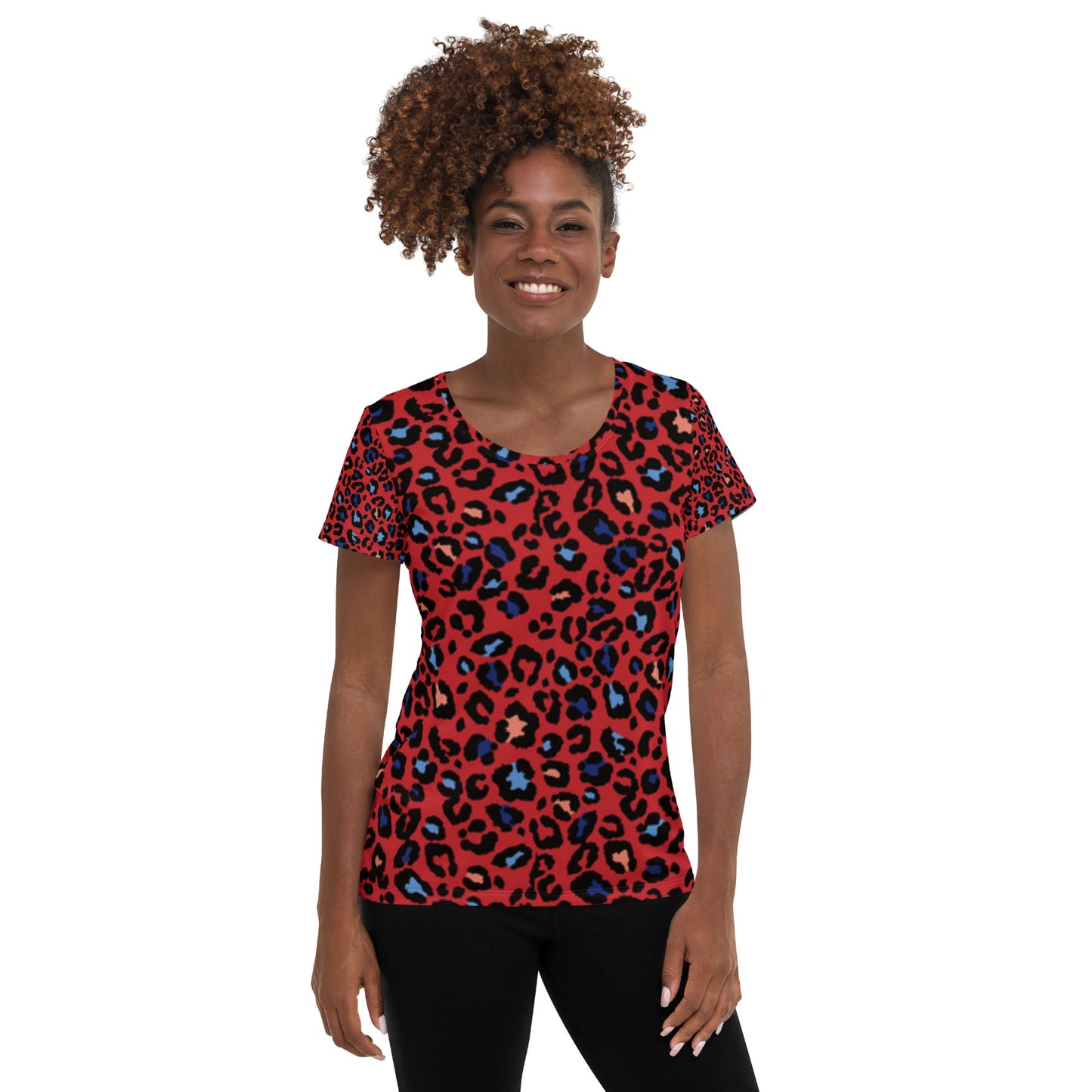 R52(All-Over Print Women's Athletic T-shirt)