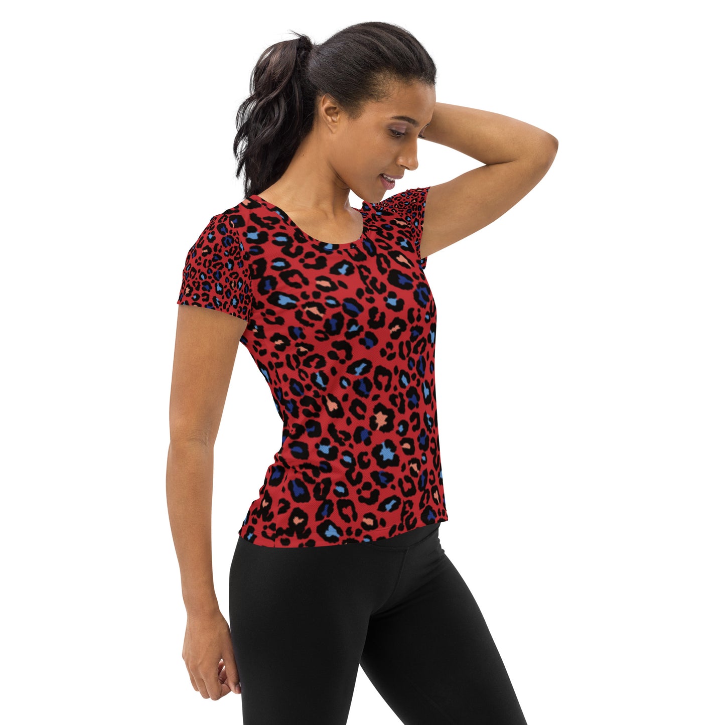 R52(All-Over Print Women's Athletic T-shirt)