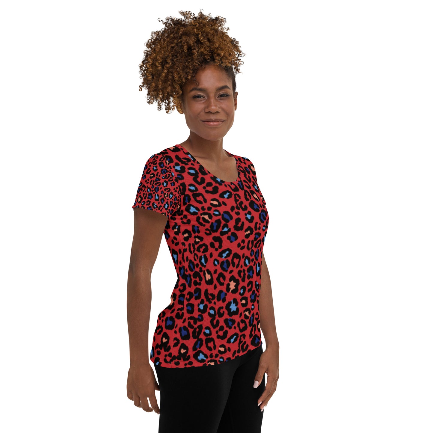 R52(All-Over Print Women's Athletic T-shirt)