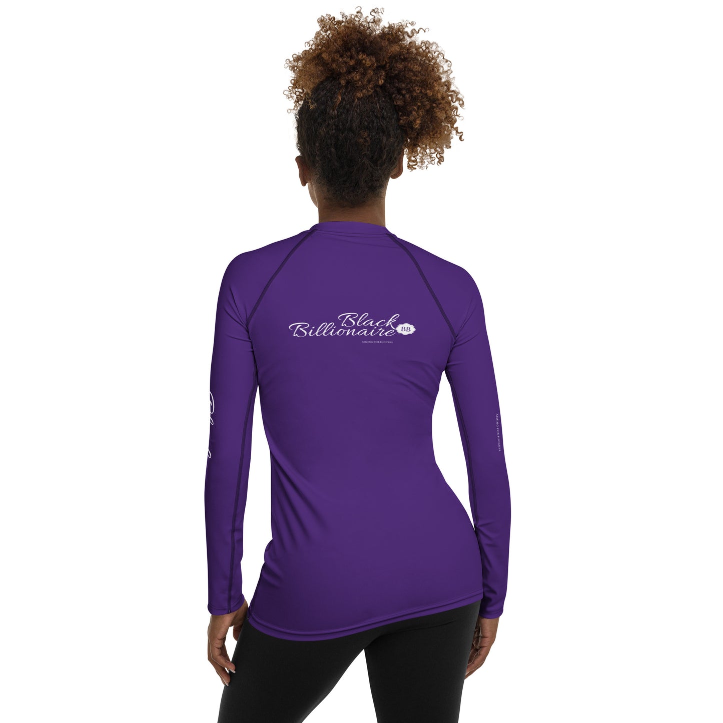 Black Billionaire Women's Rash Guard