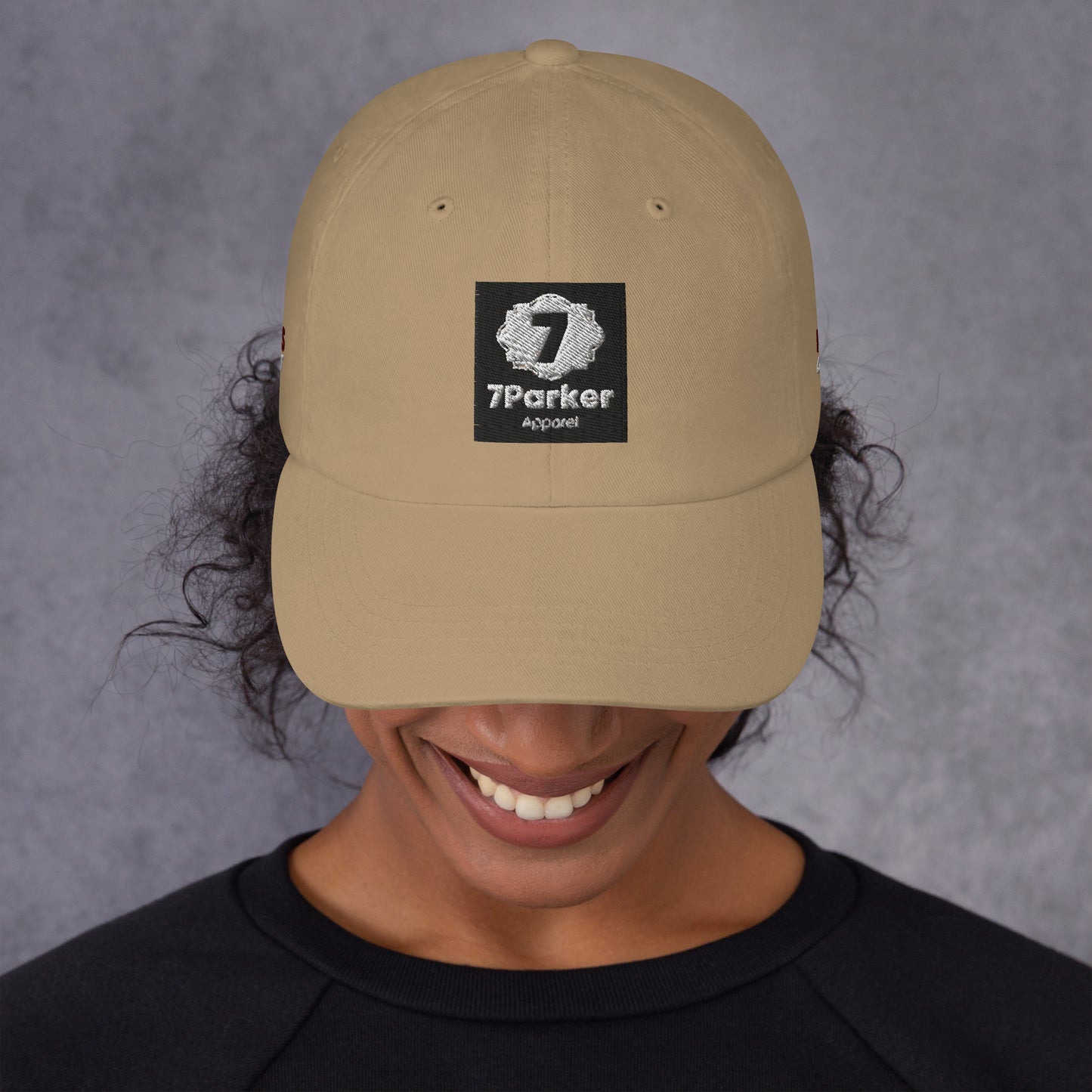 7Parker Embroidered logo hat