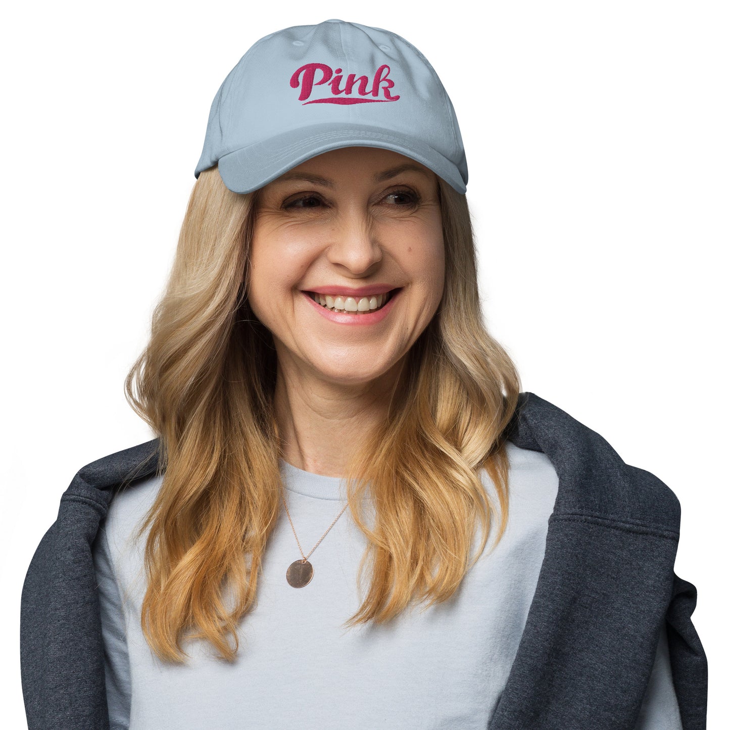 Pink Logo Embroidered Hat