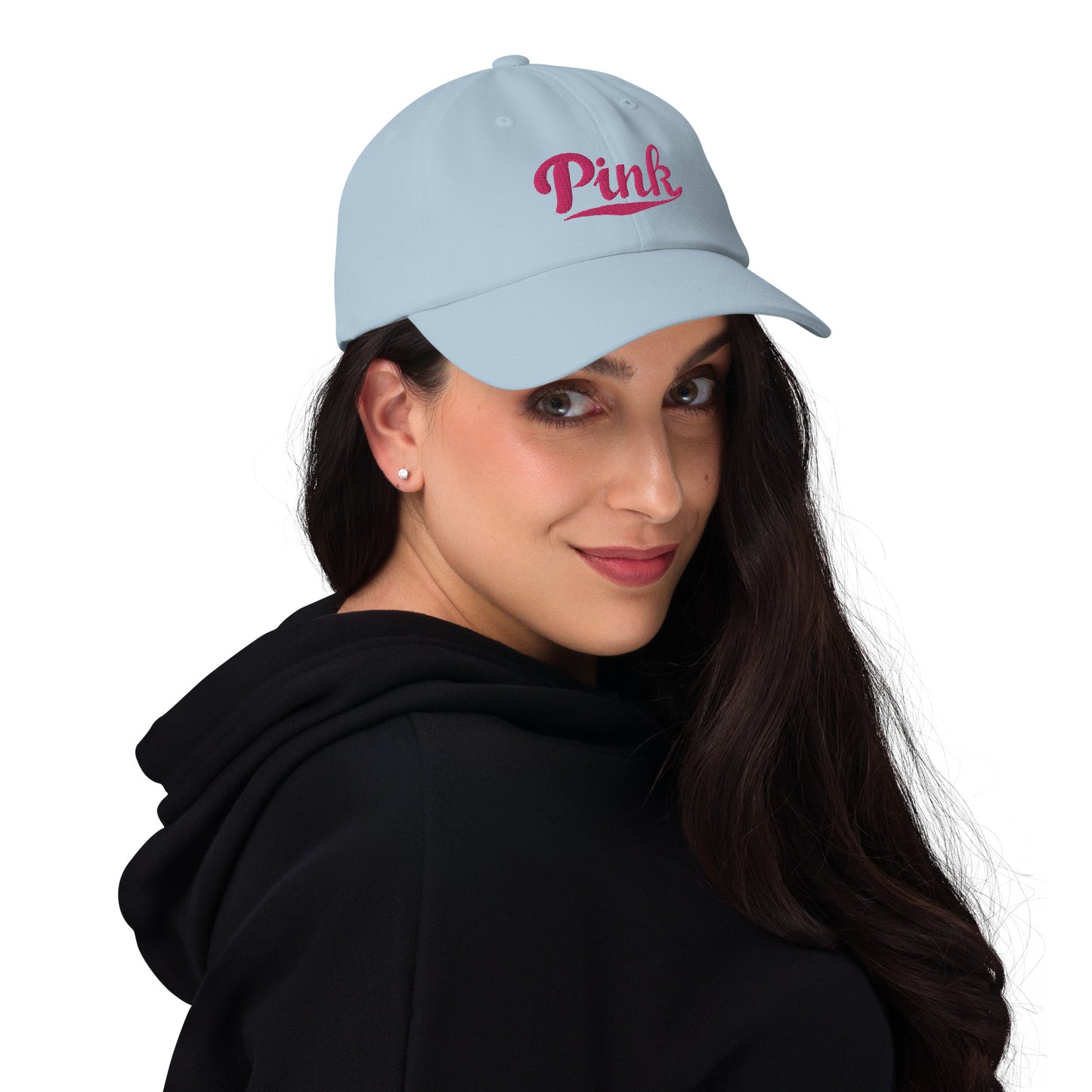 Pink Logo Embroidered Hat