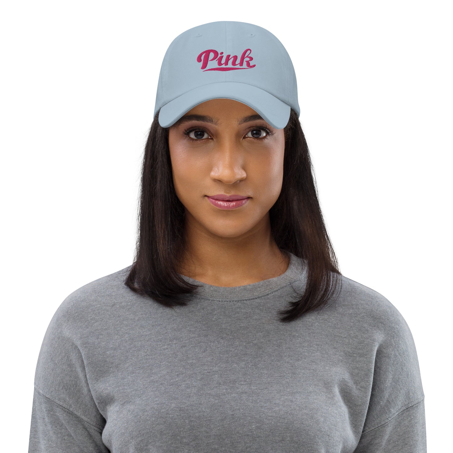 Pink Logo Embroidered Hat