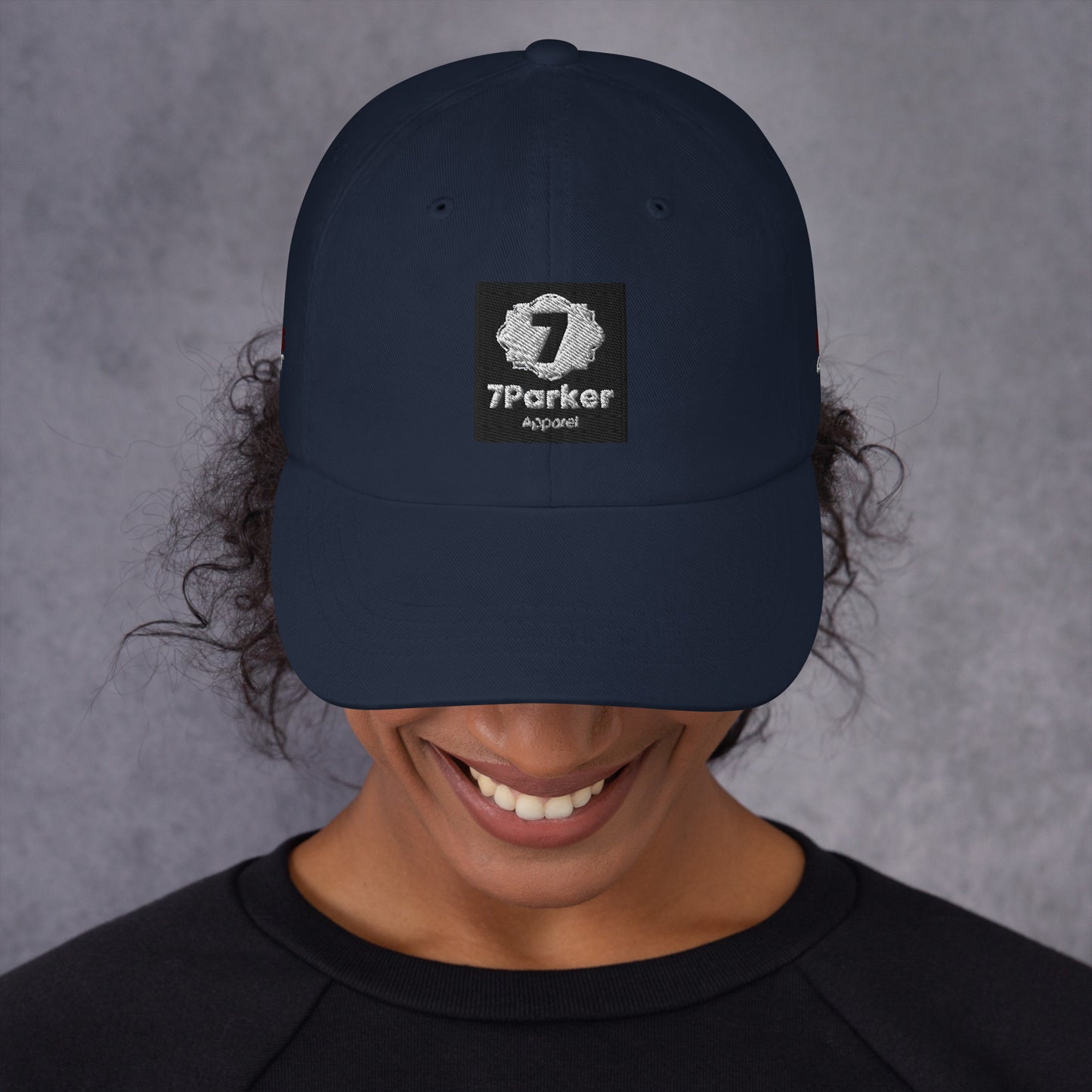 7Parker Embroidered logo hat