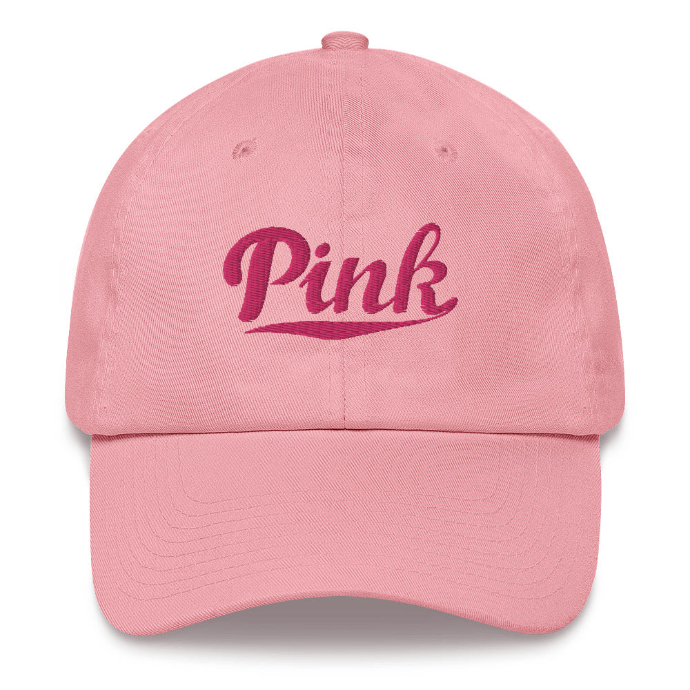 Pink Logo Embroidered Hat