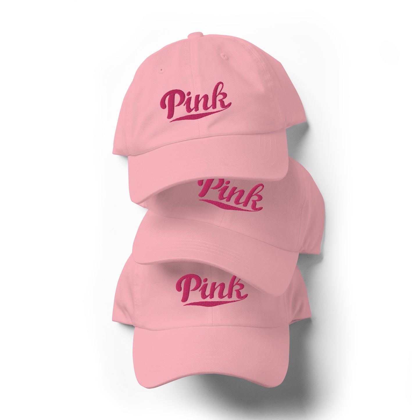 Pink Logo Embroidered Hat