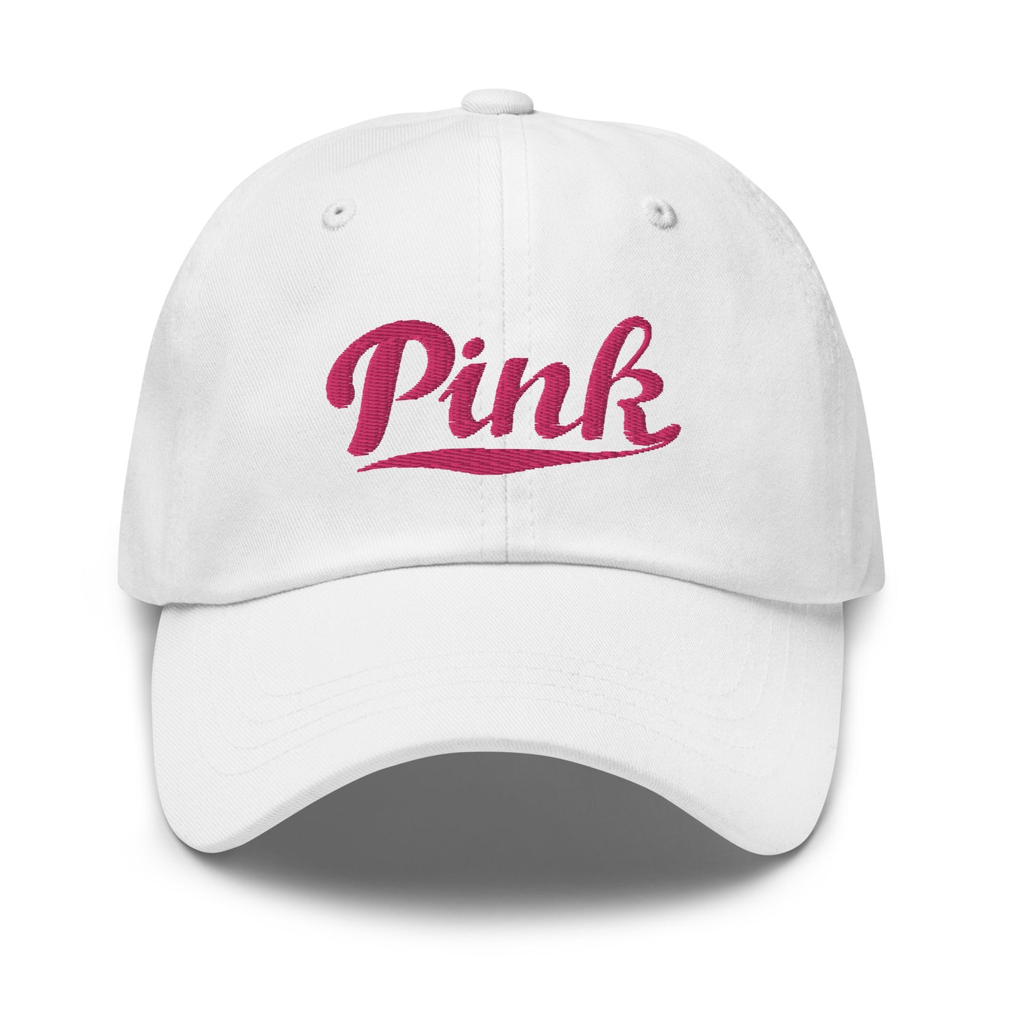 Pink Logo Embroidered Hat