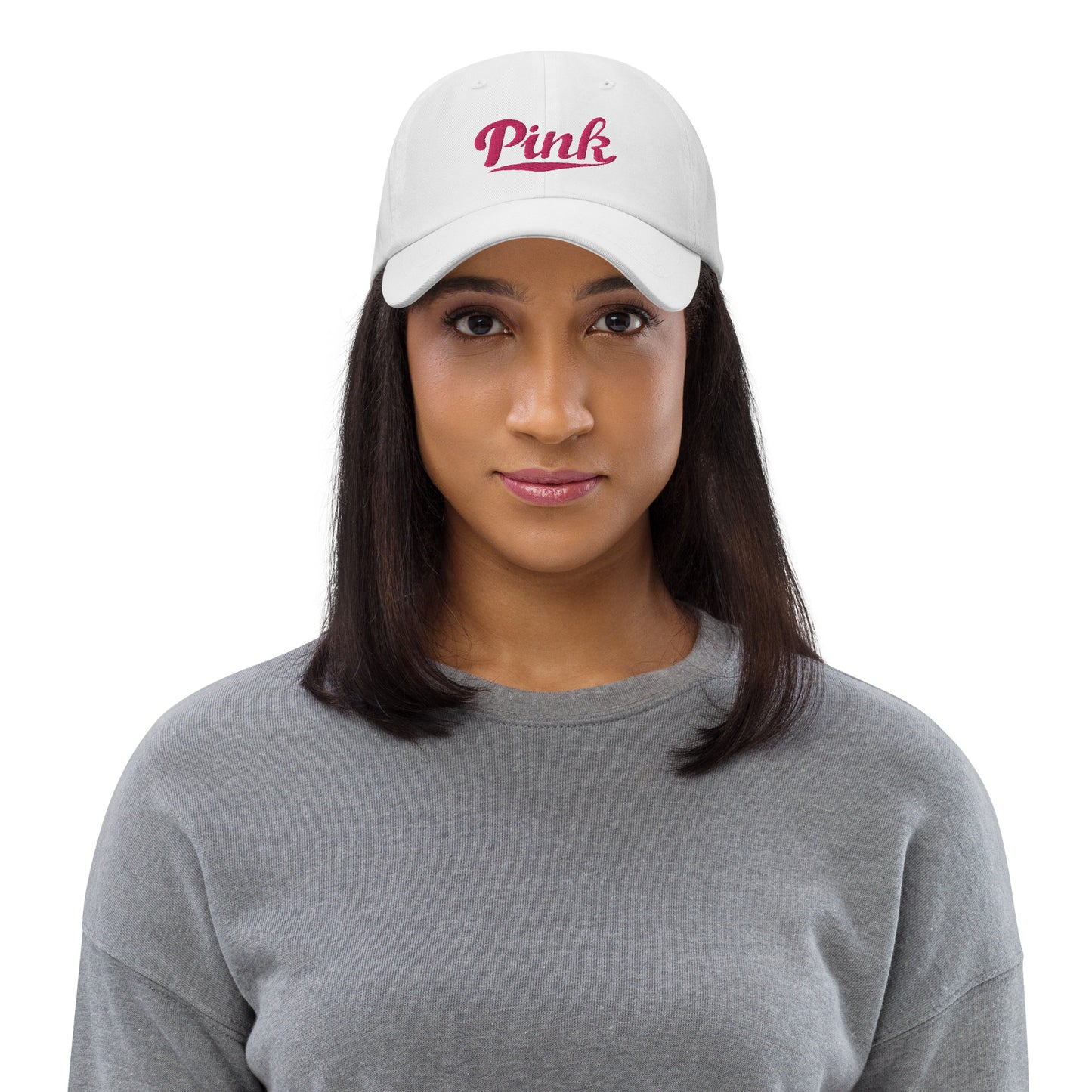 Pink Logo Embroidered Hat