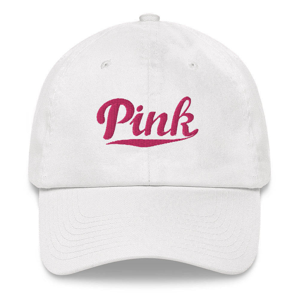 Pink Logo Embroidered Hat