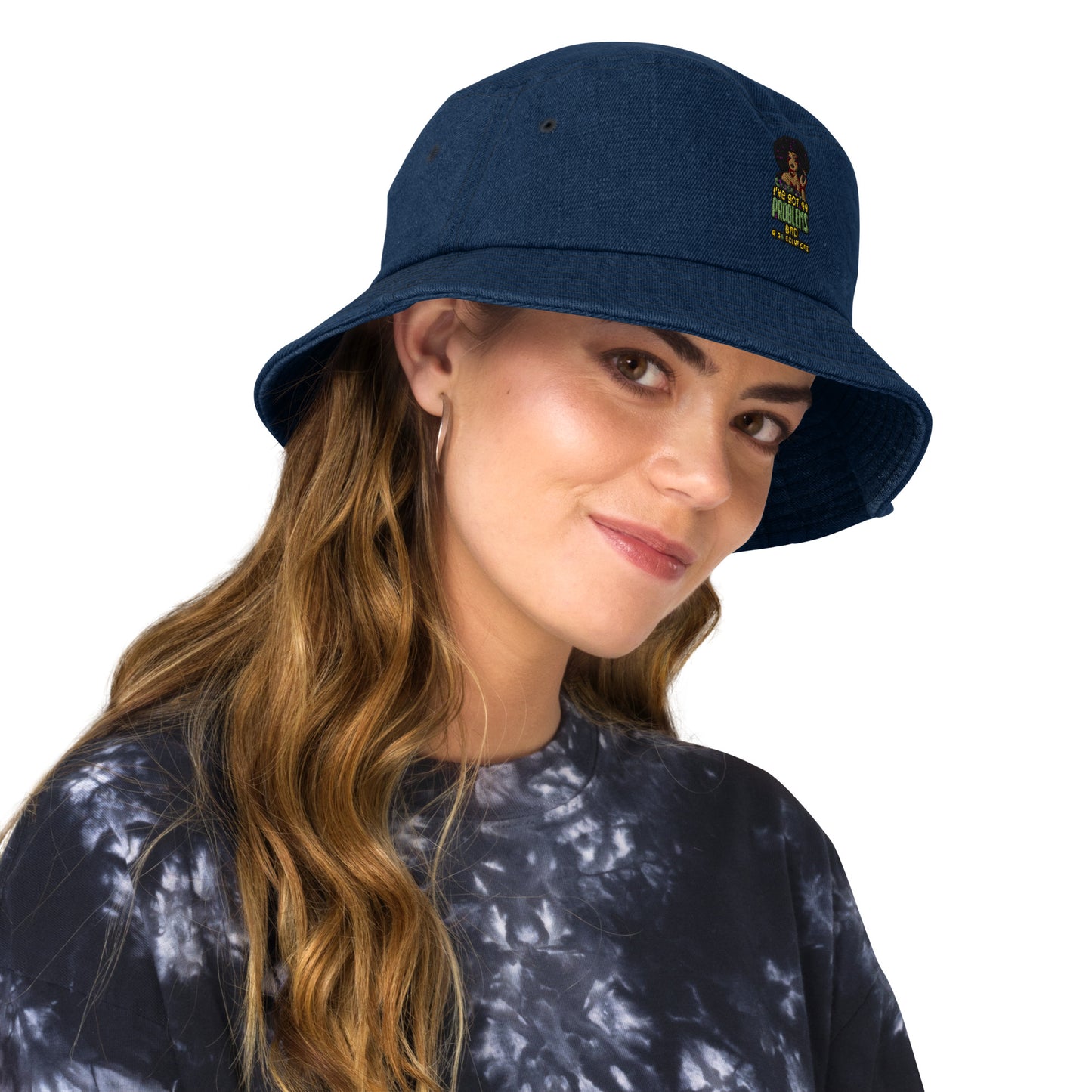 99Problems (Denim bucket hat)