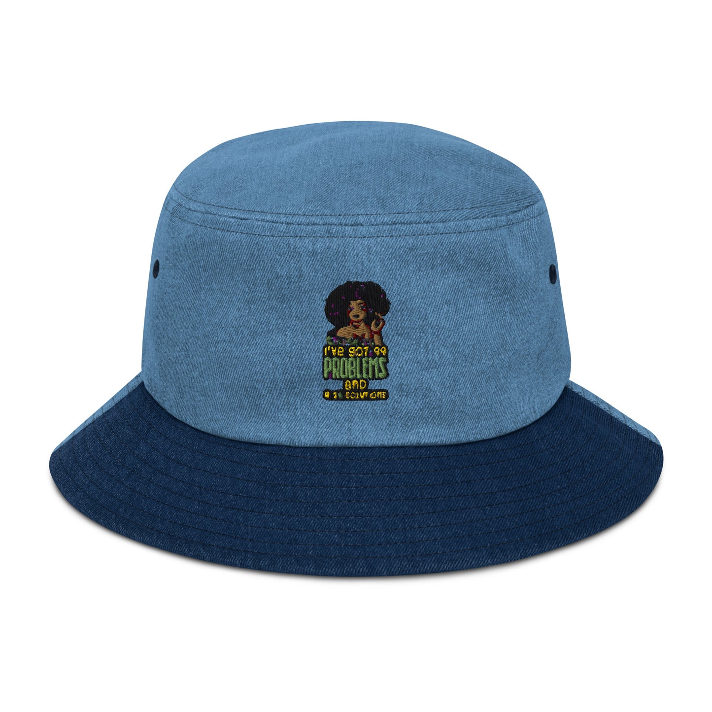 99Problems (Denim bucket hat)