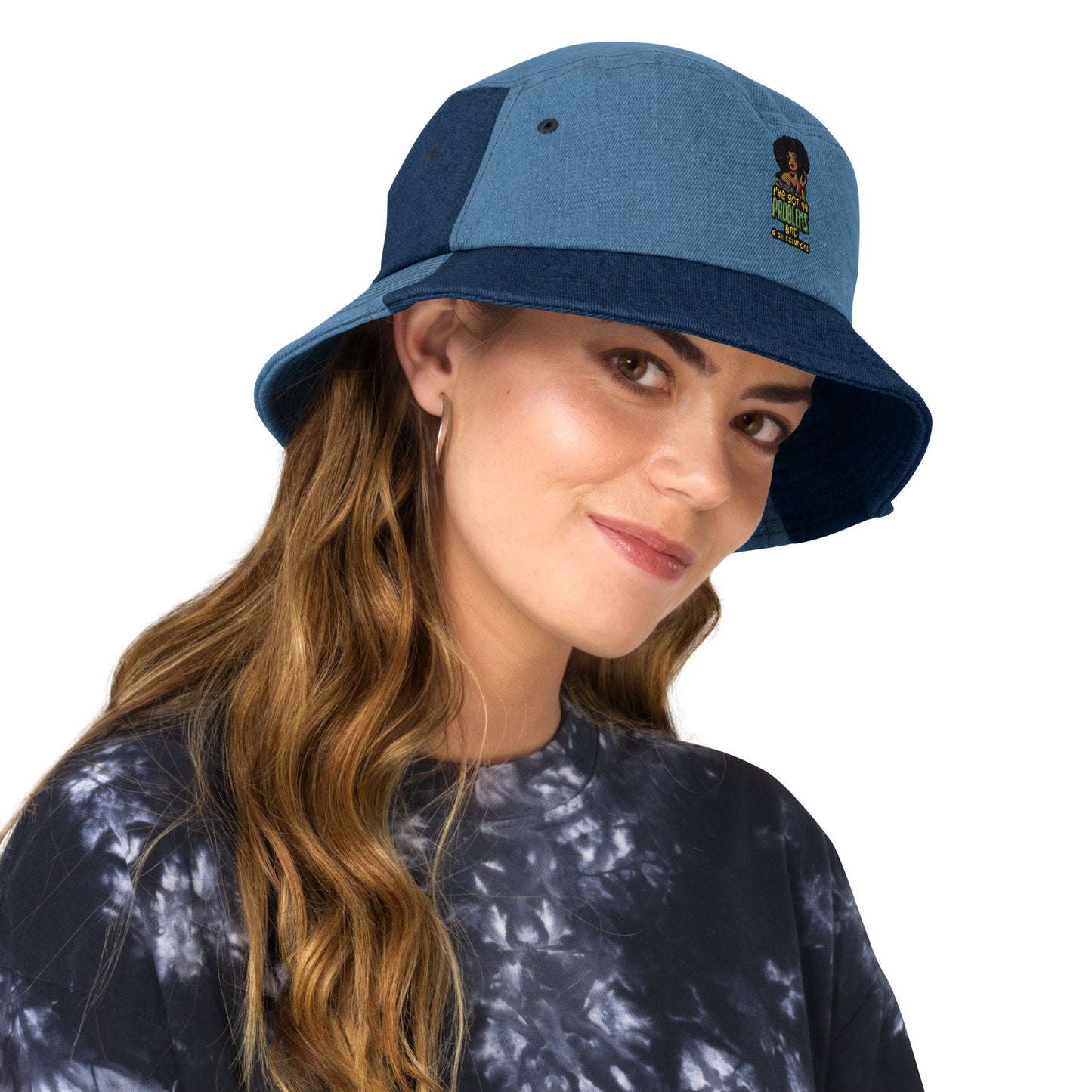 99Problems (Denim bucket hat)