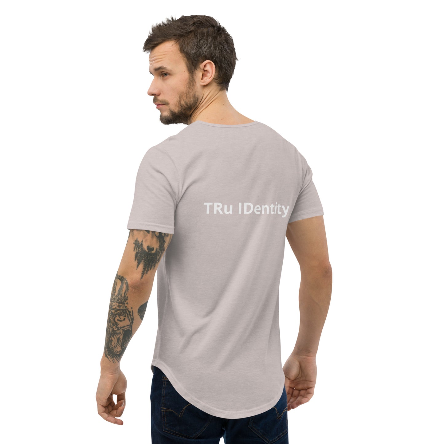 TRu IDentity Men's Curved Hem T-Shirt