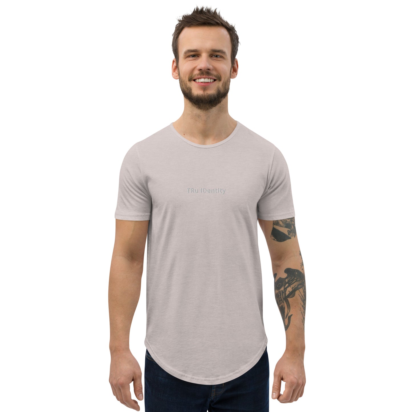 TRu IDentity Men's Curved Hem T-Shirt