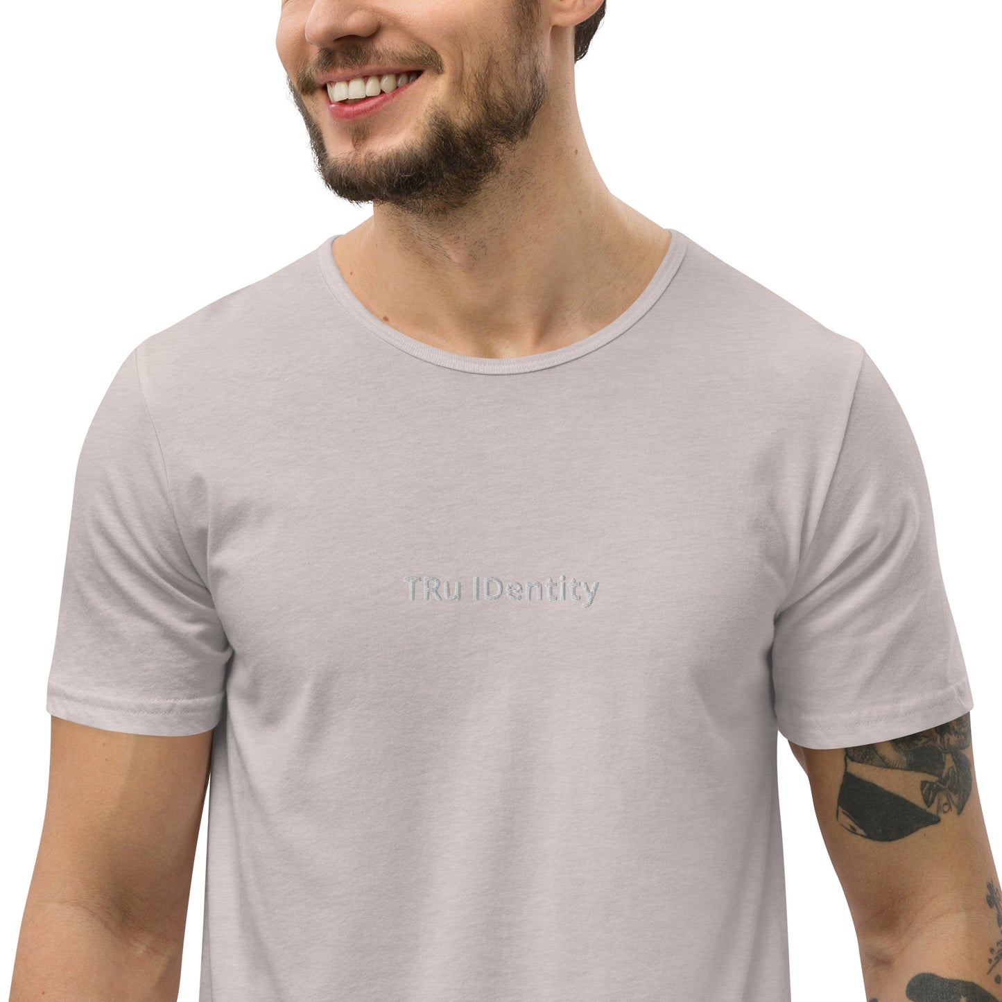 TRu IDentity Men's Curved Hem T-Shirt
