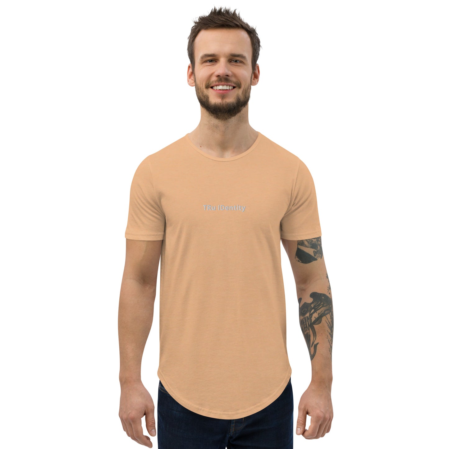 TRu IDentity Men's Curved Hem T-Shirt