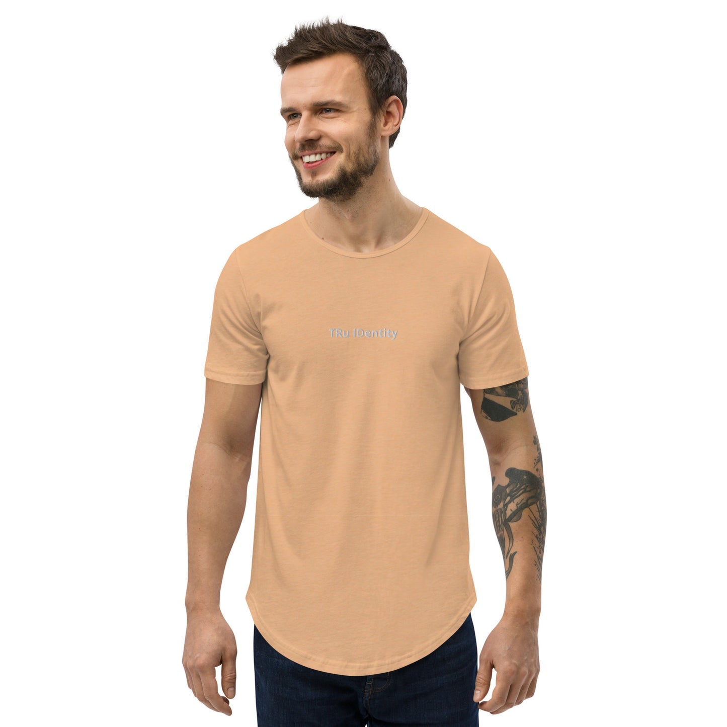 TRu IDentity Men's Curved Hem T-Shirt