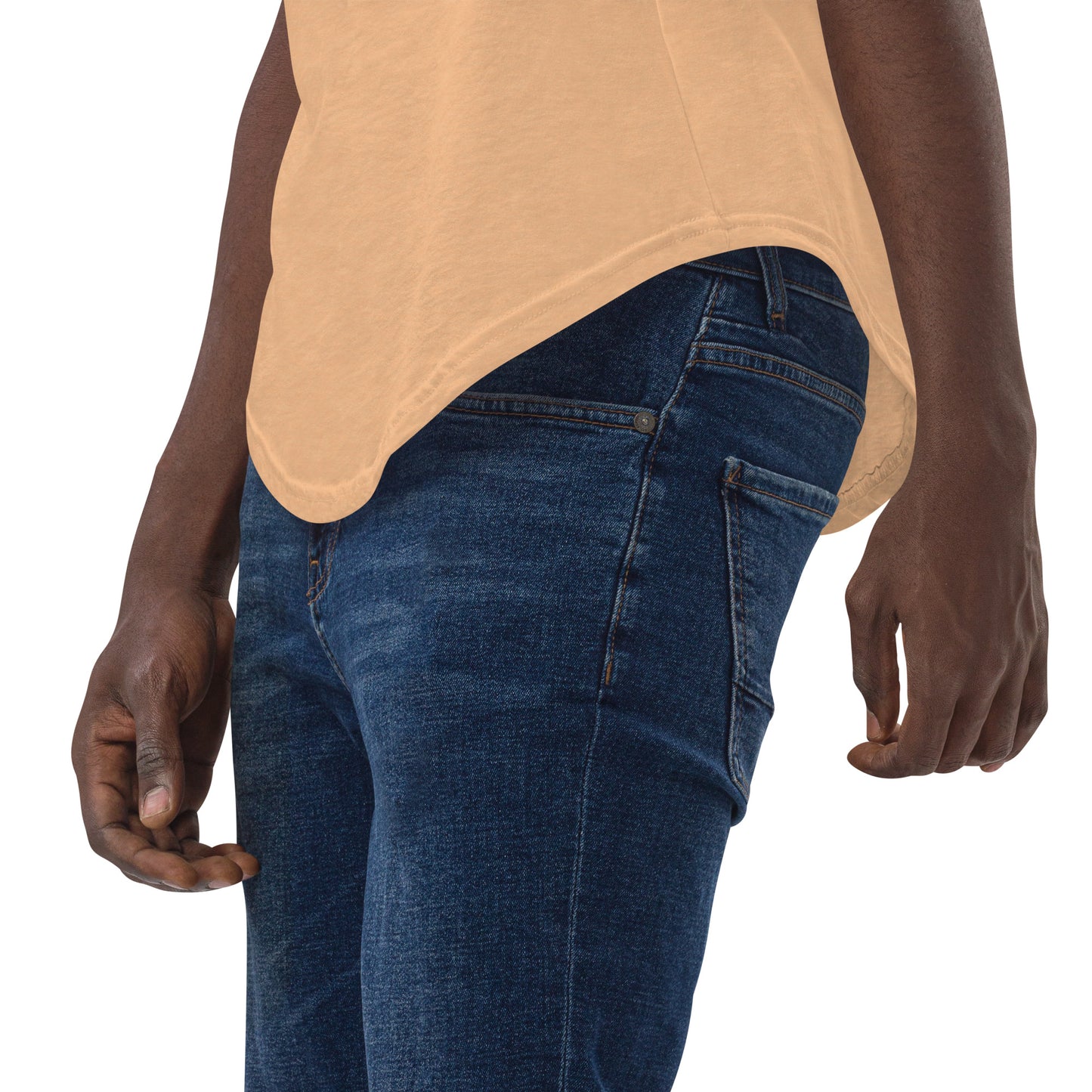 TRu IDentity Men's Curved Hem T-Shirt