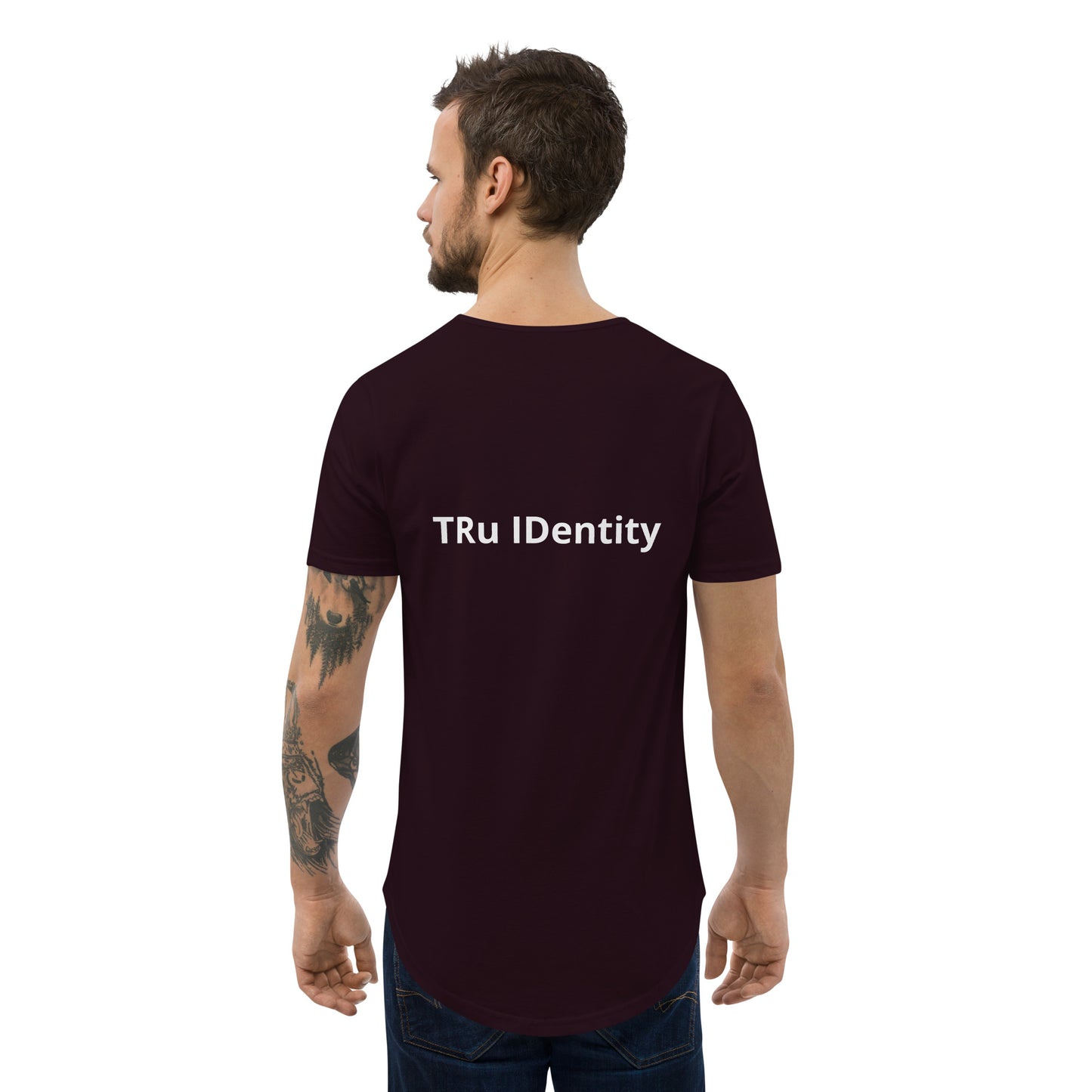 TRu IDentity Men's Curved Hem T-Shirt