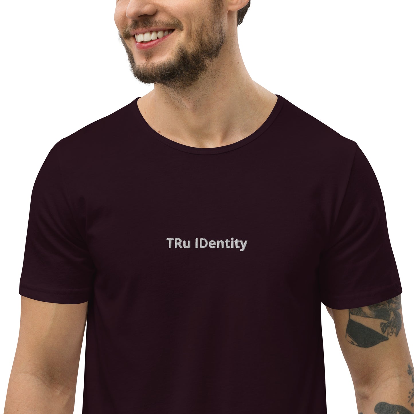TRu IDentity Men's Curved Hem T-Shirt