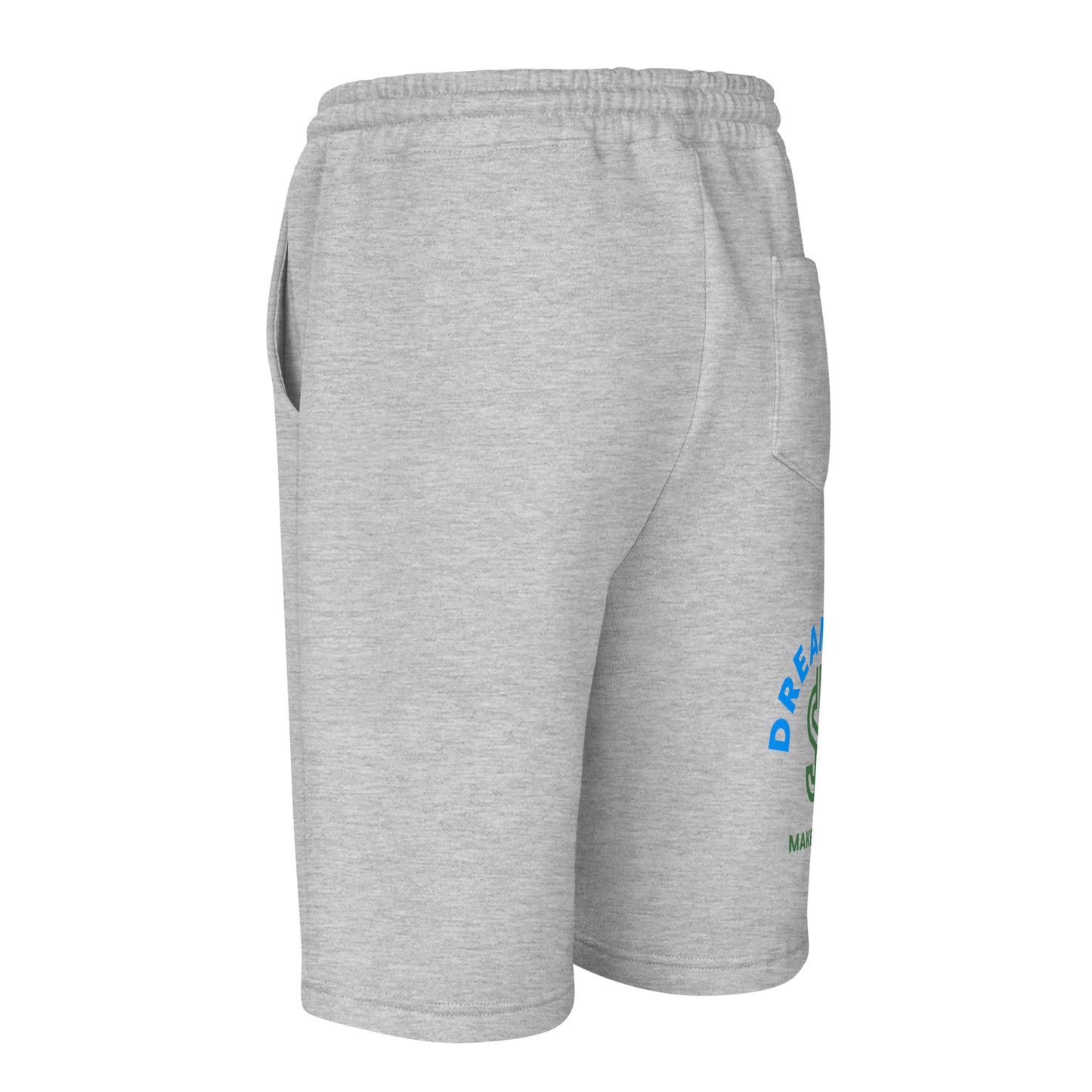 Dream Big Make Money (Men's fleece shorts)