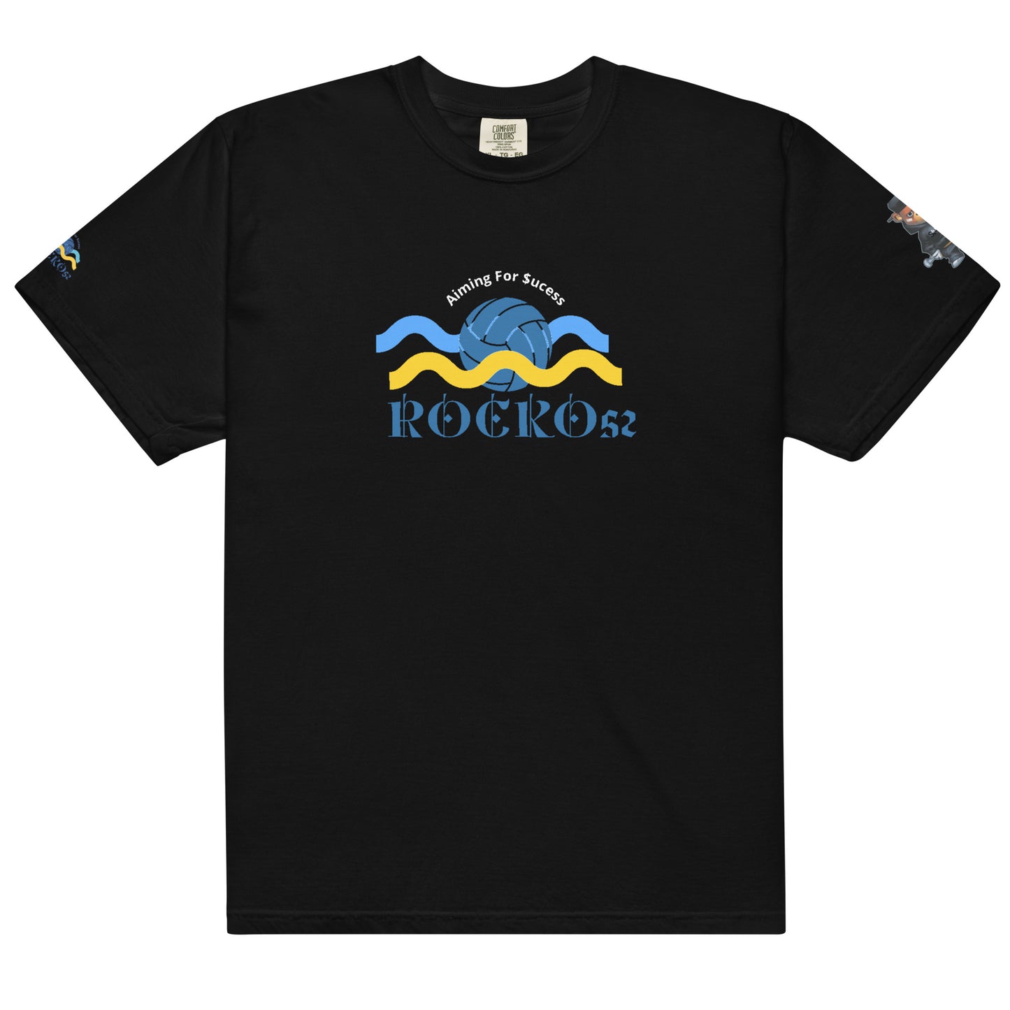 Rocko52 Men’s garment-dyed heavyweight t-shirt