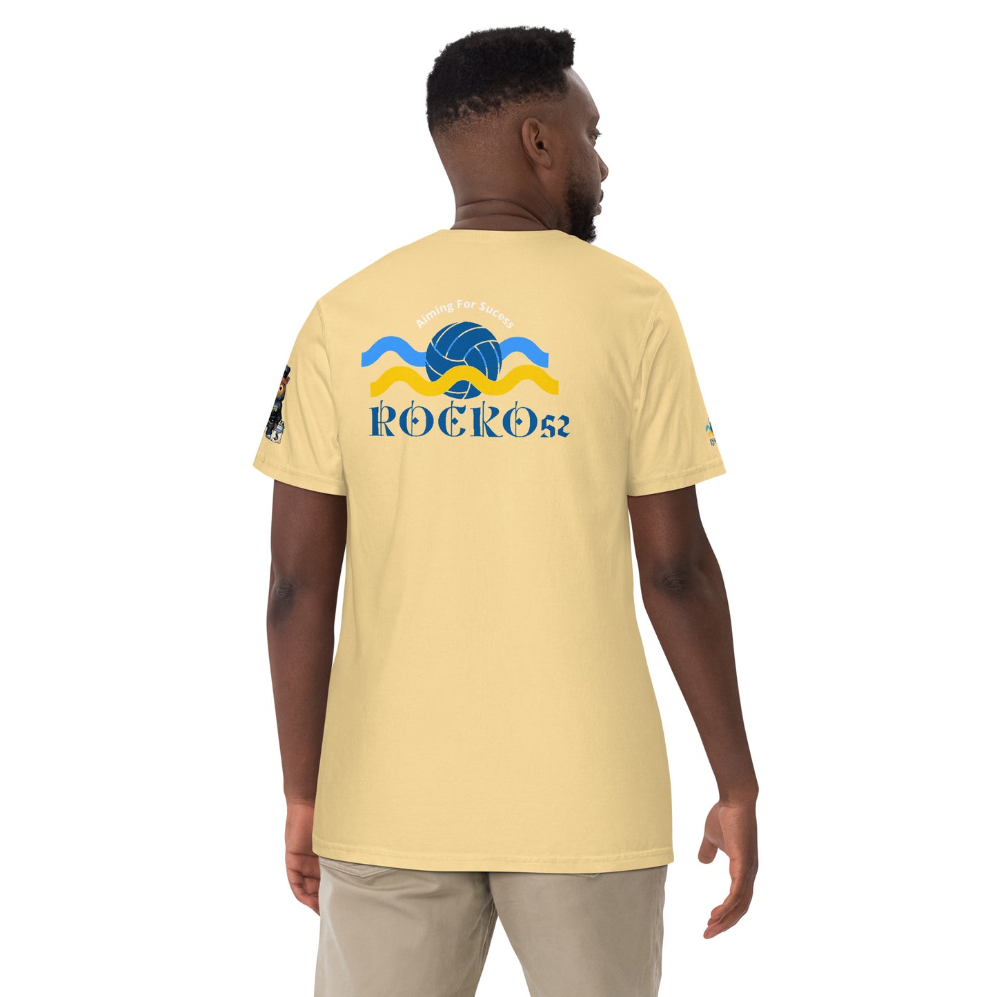 Rocko52 Men’s garment-dyed heavyweight t-shirt