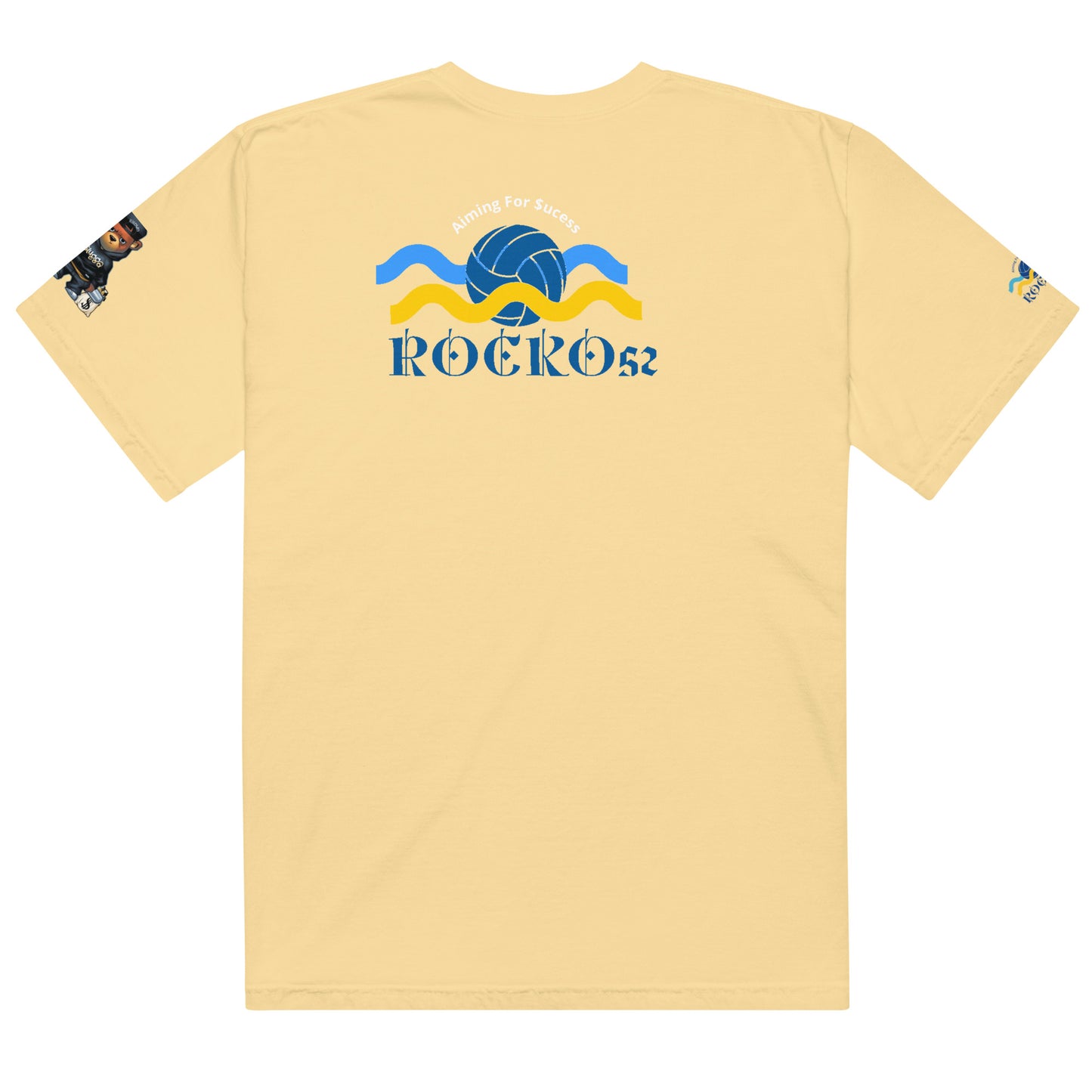 Rocko52 Men’s garment-dyed heavyweight t-shirt